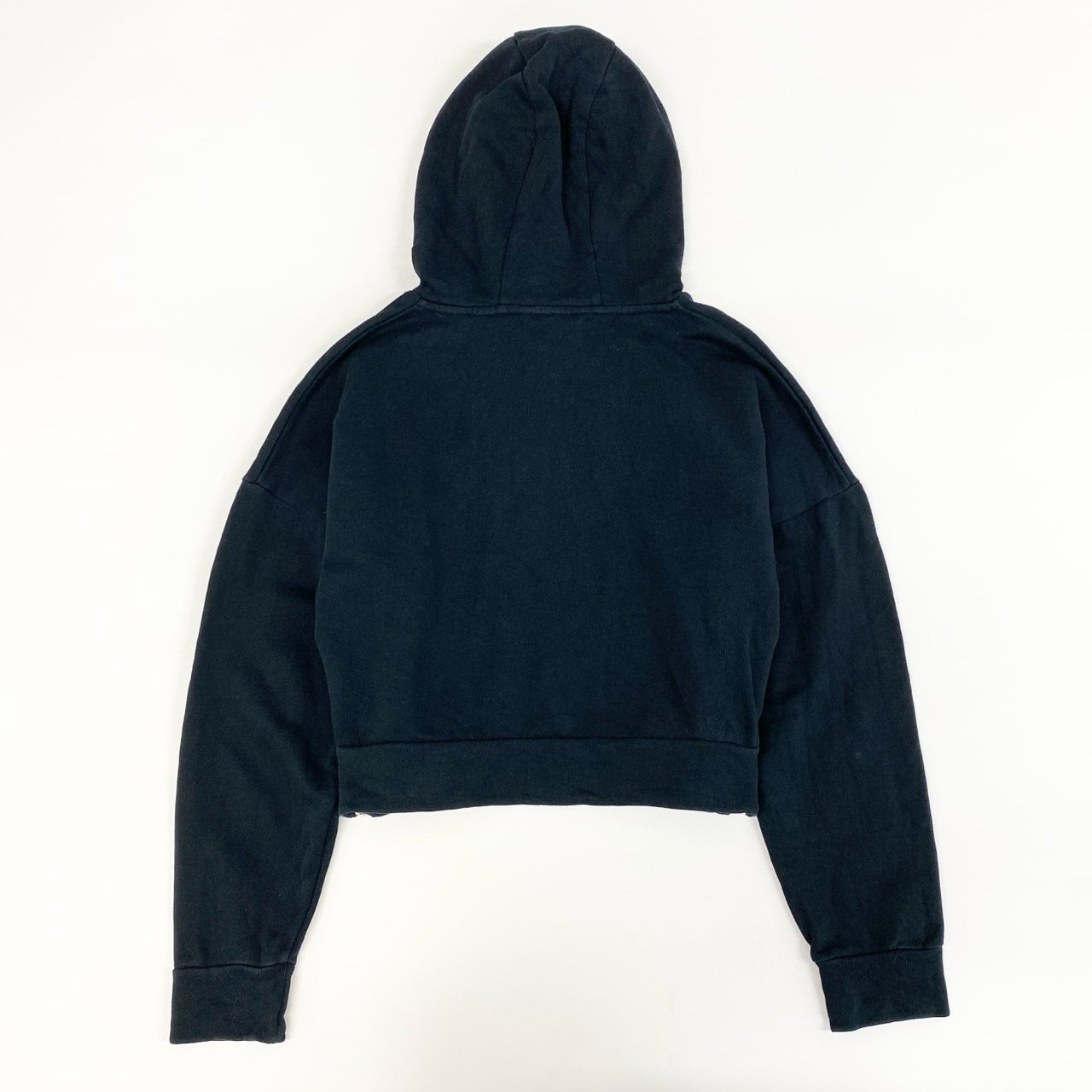 19g28 BALMAIN バルマン ロゴプリント サイドジップ プルオーバー パーカー フーディ BKUXV 001 14A ブラック コットン キッズ