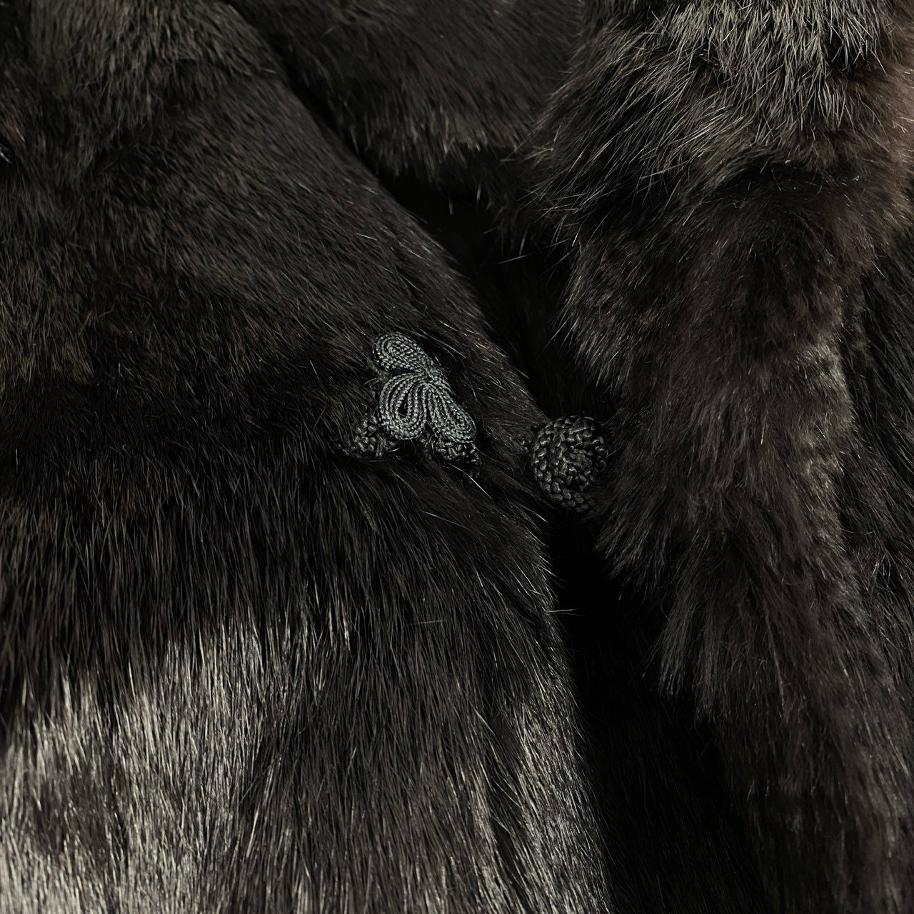 23l1《本毛皮》 ラビットファー 毛皮コート ロングコート ファーコート リアルファー レディース free ブラック系u02t