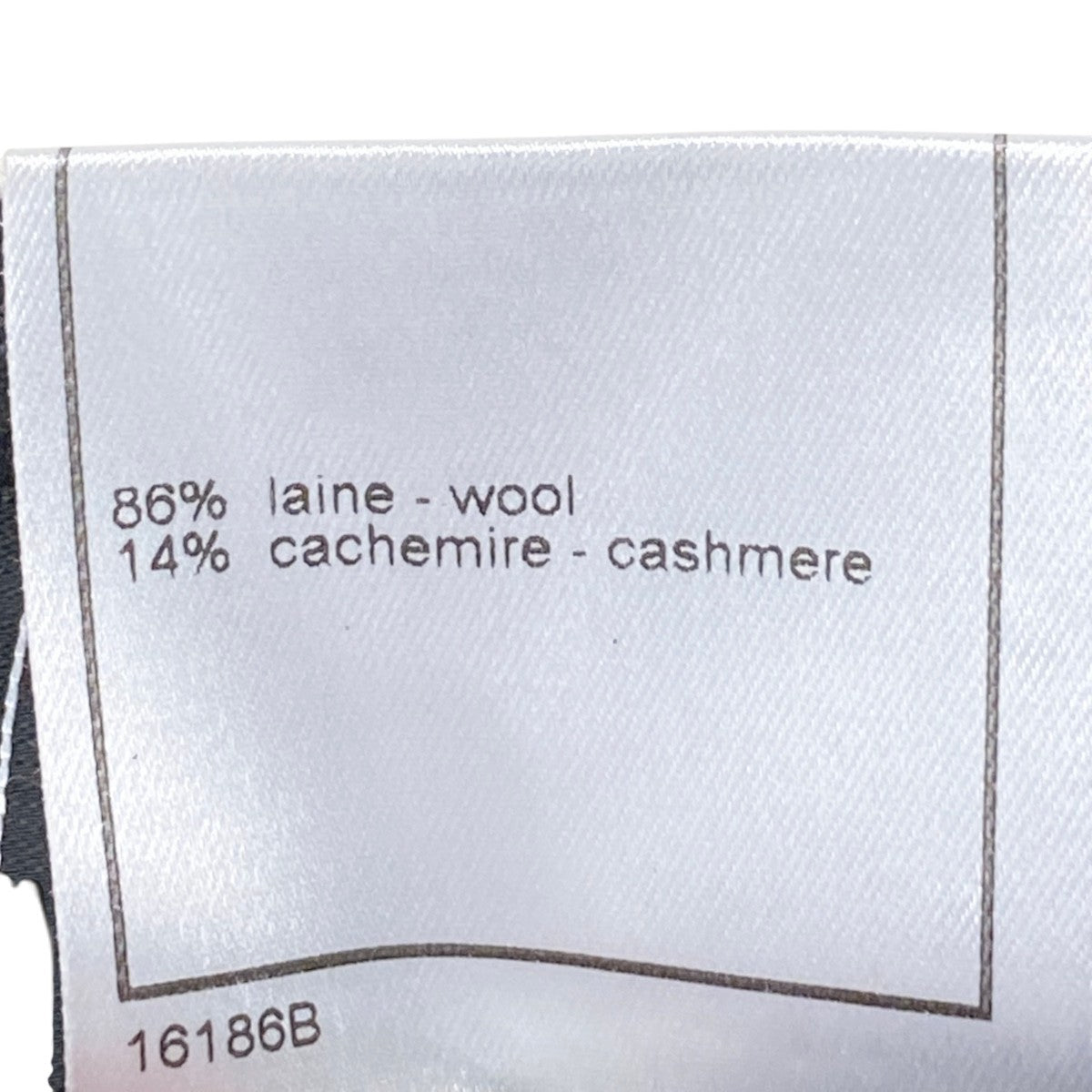 Ci13 CHANEL シャネル 2002年 ココマークボタン 膝丈スカート 台形スカート 薄手 カシミヤ混 P20247 38 ブラック レディース 女性用u02t