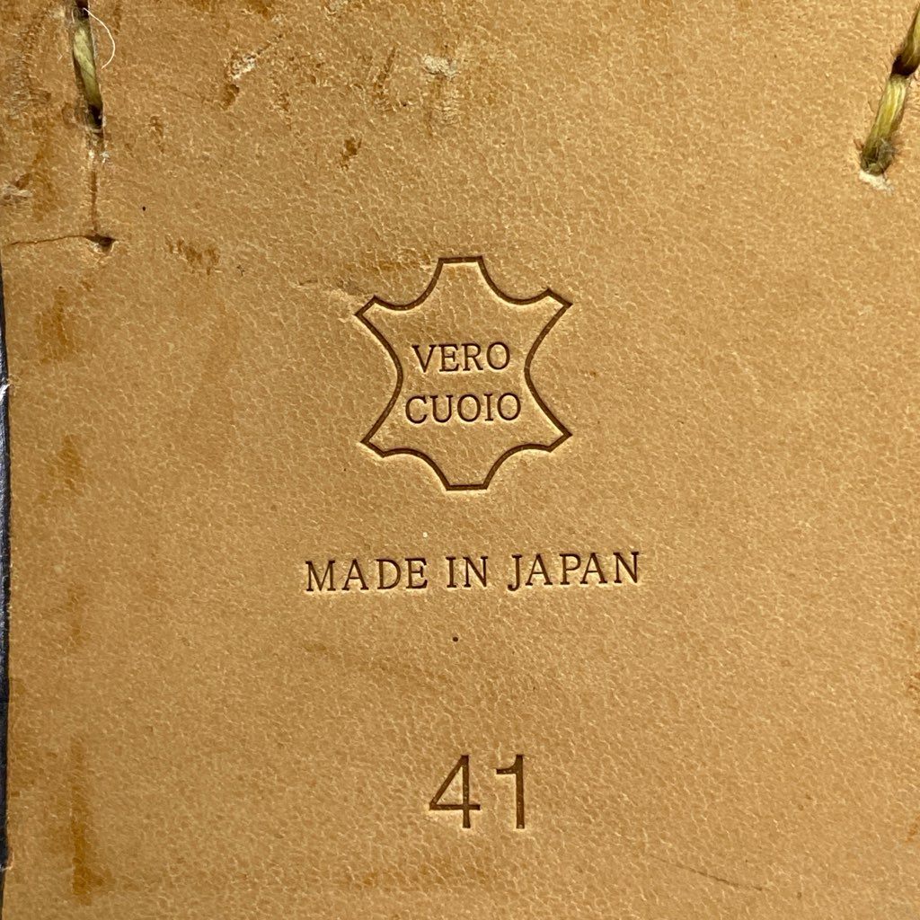 2e7 PADRONE パドローネ レザードレスシューズ 41 ブラック Leather ビジネス フォーマル レースアップ 日本製