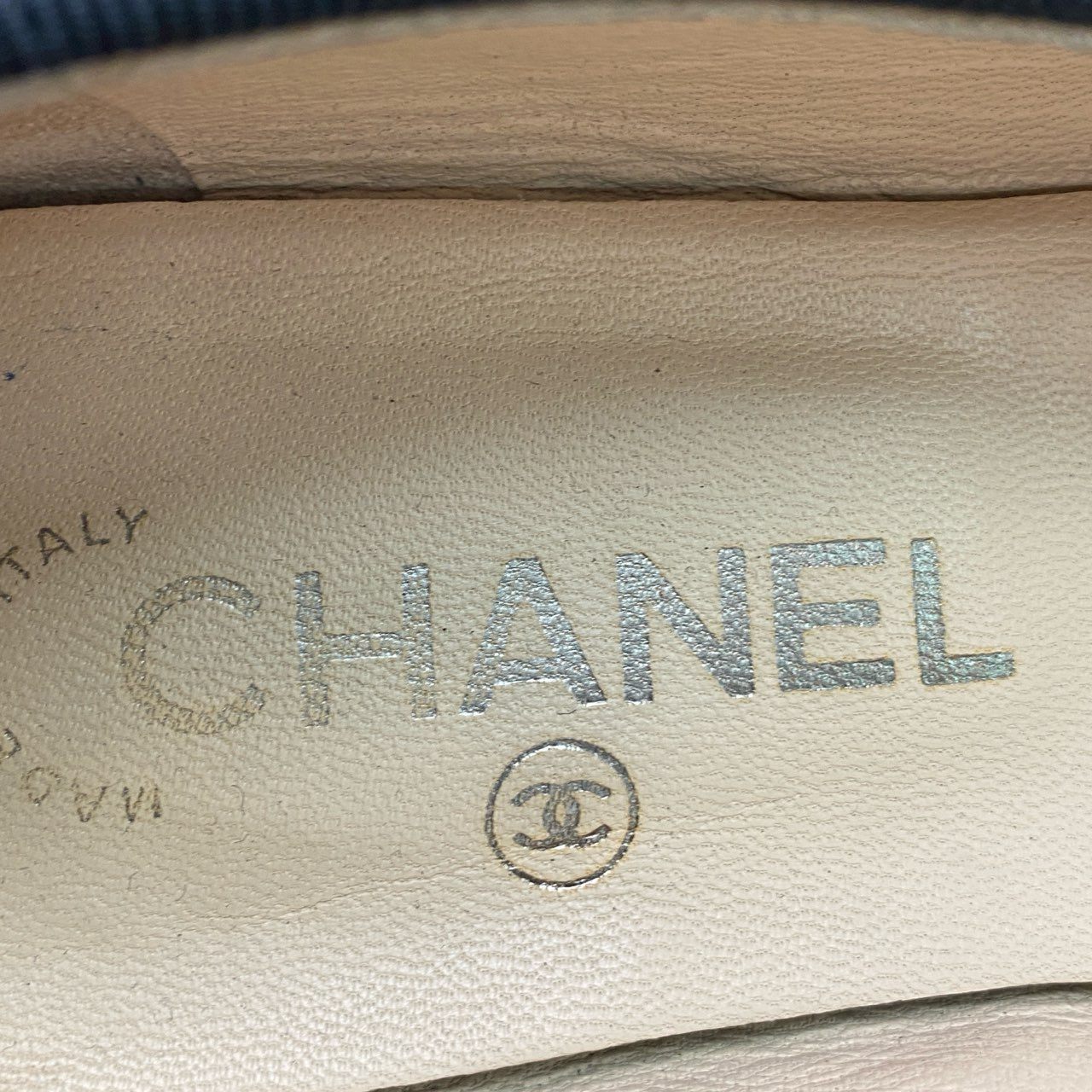 3d14 CHANEL シャネル ココマーク エナメル バレエシューズ 36 ブラック パテントレザー フラットパンプス イタリア製