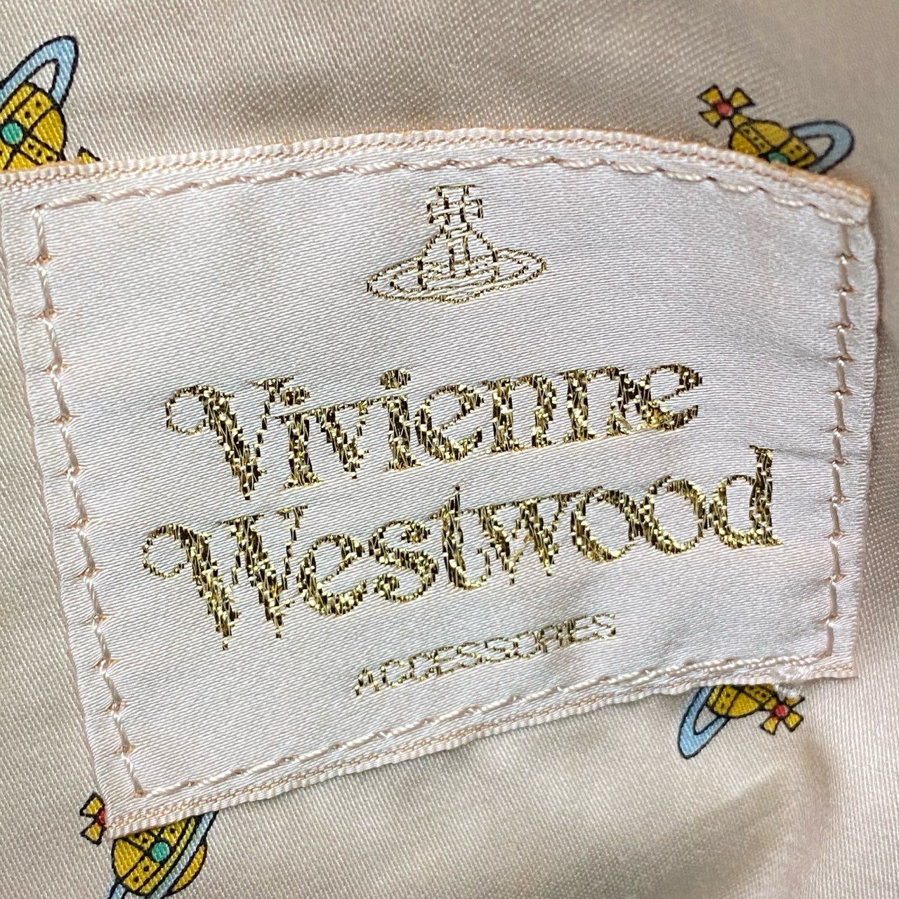 Ac6 Vivienne Westwood ヴィヴィアン ウェストウッド ORB オーブアイコン クラックレザー トートバッグ ブラウン Leather ショルダーバッグ クロコ型押し カバン 保存袋付属