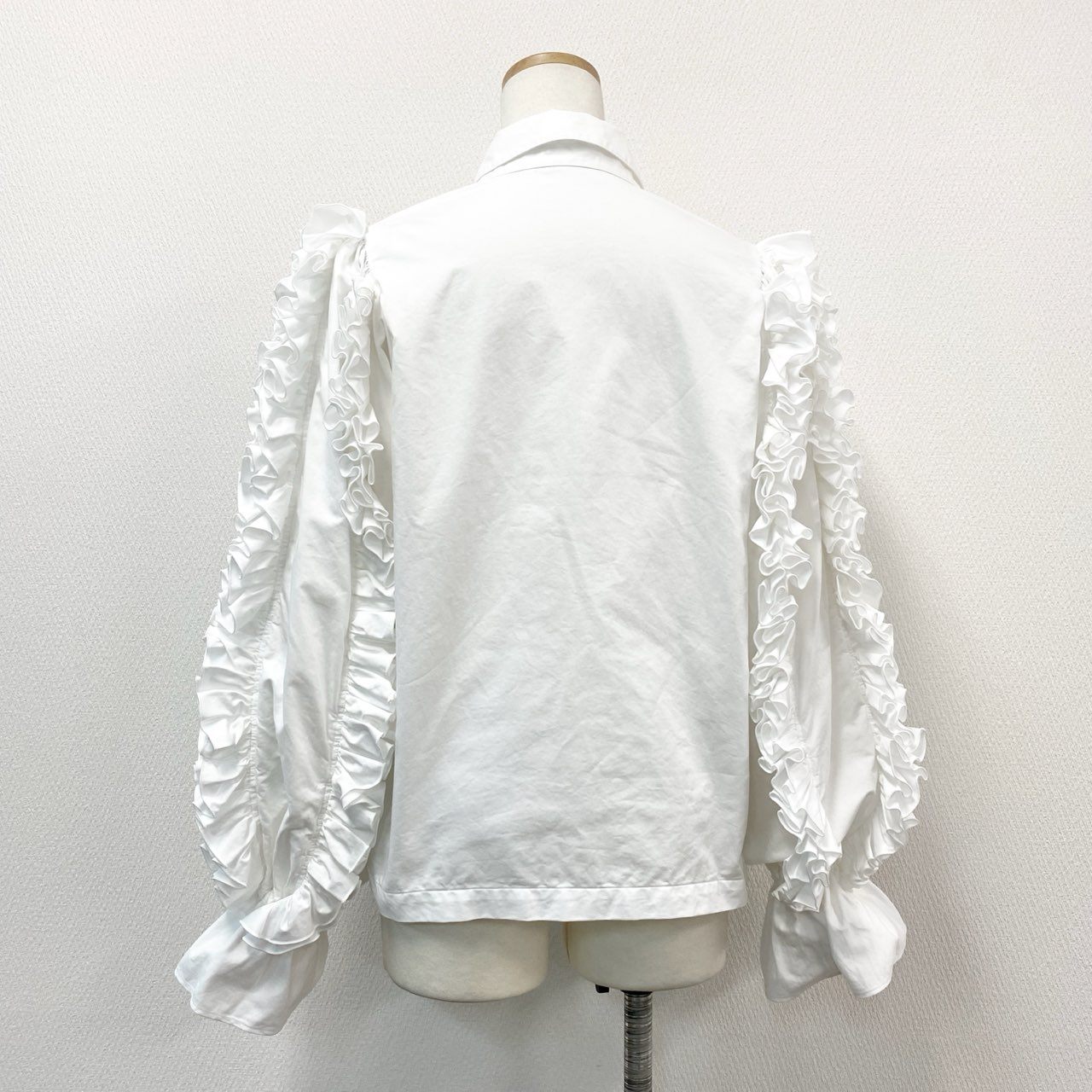 5d2 LUDLOW ラドロー Sweet pea コンシャススリーブ 長袖ブラウス シャツ トップス 21-LD21A008BL Free ホワイト コットン100% レディース