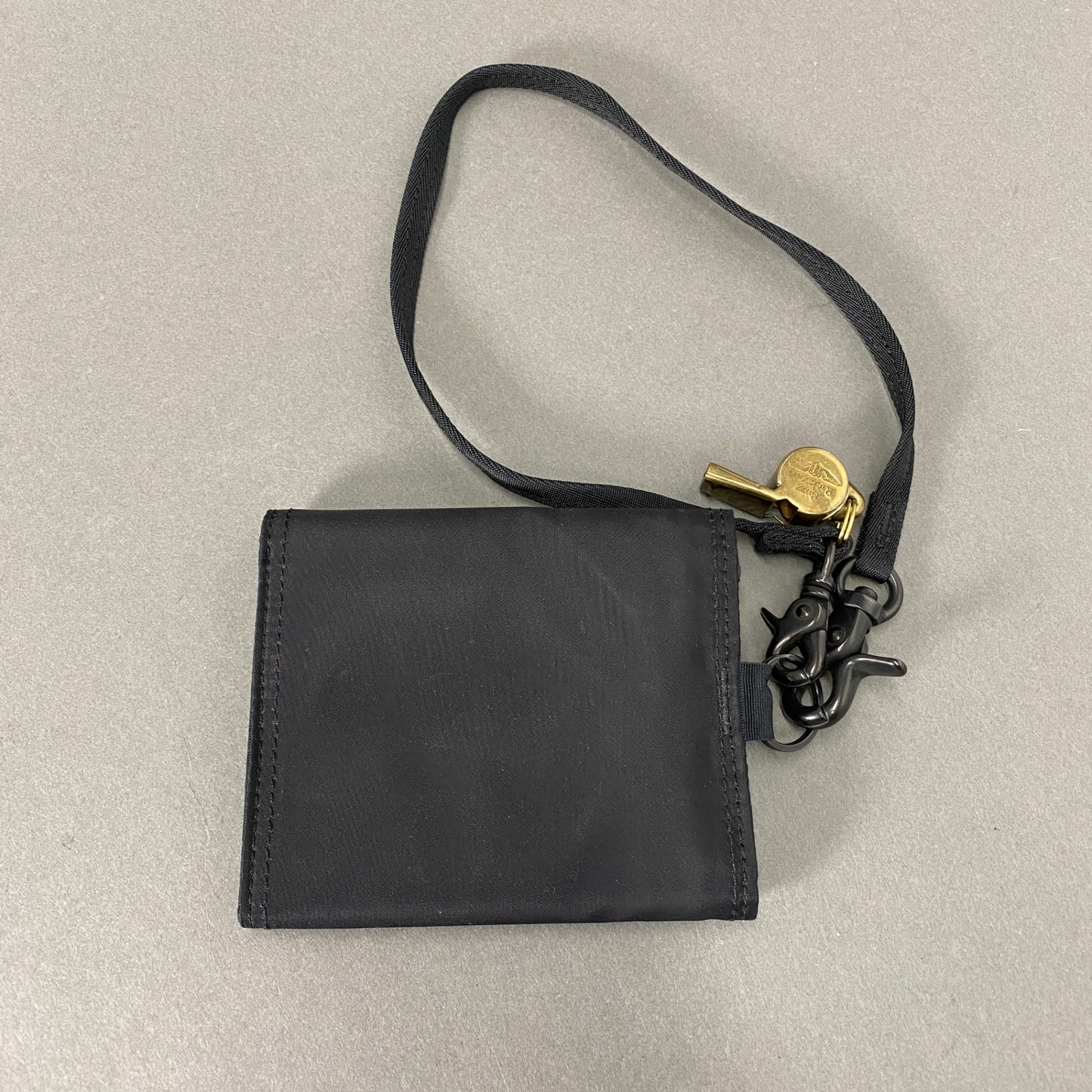 g28 PORTER × WILLIAM GIBSON × Buzz Rickson's ポーター ウィリアムギブソン バズリクソンズ 3つ折り財布 ウォレット サバイバルホイッスル付属 ブラック ナイロン系