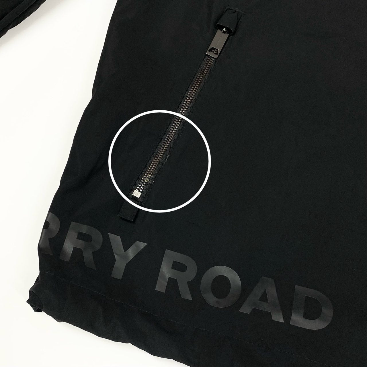 37L23 BURBERRY バーバリー ホースフェリー シェイプメモリータフタ フーデッドジャケット フーディー パーカー ダブルジップ Mサイズ ブラック ポリエステル100% メンズo07t