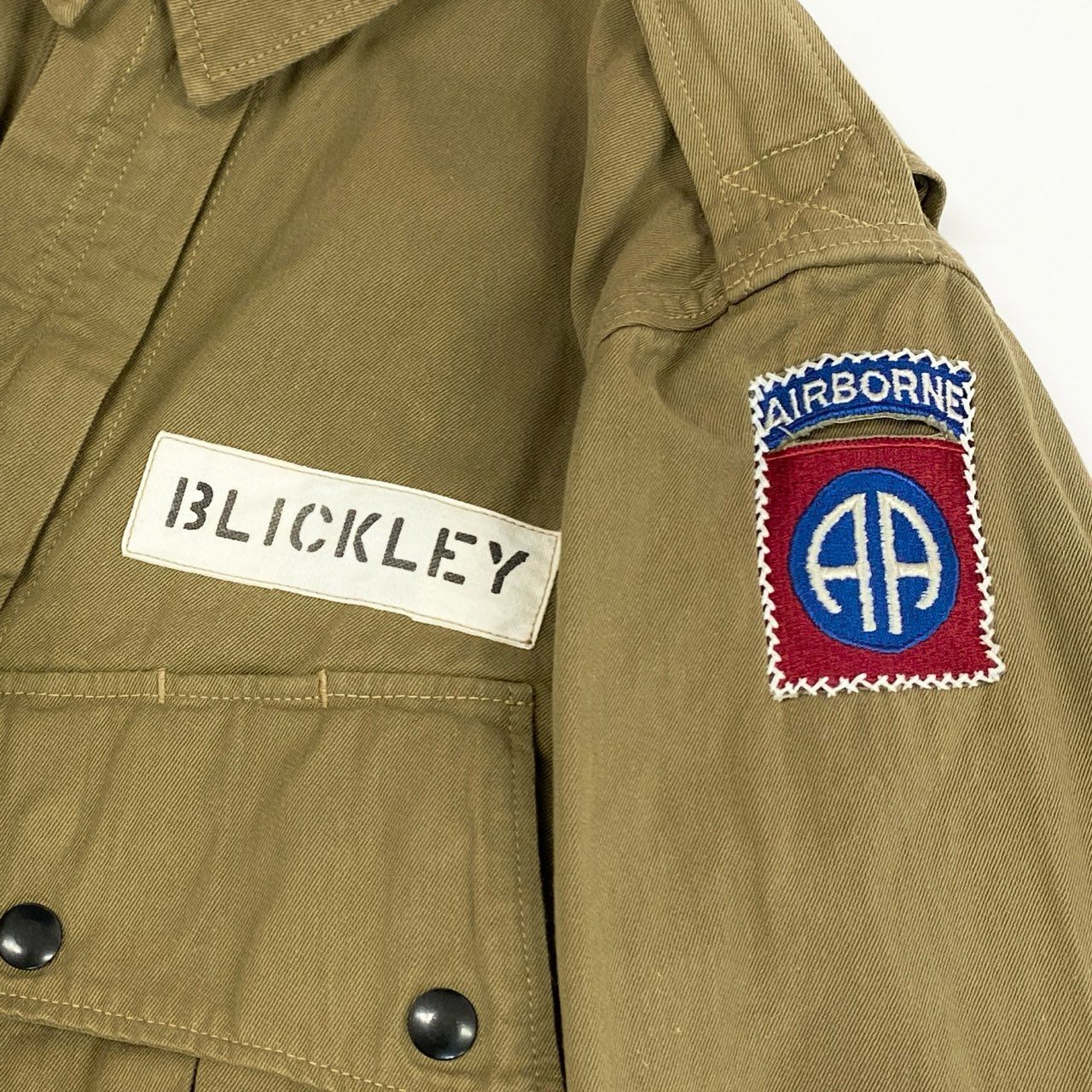 6f11 Buzz Rickson’s バズリクソンズ パラシュートジャケット 空挺ジャケット ミリタリー 1942モデル 55-C-35826 38R カーキ ブラウン系