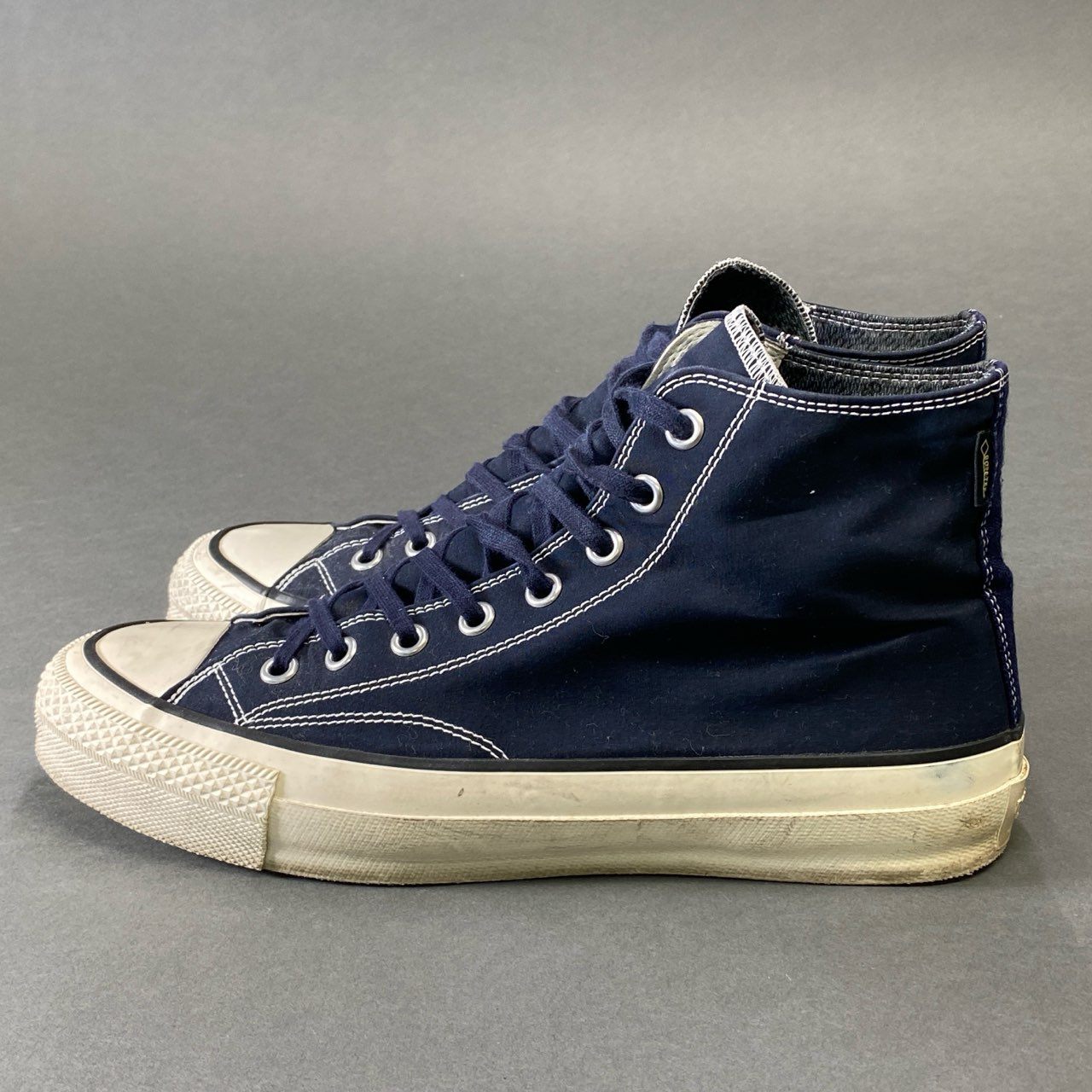 1g28 nonnative ノンネイティブ × SPINGLE MOVE スピングルムーヴ GORE-TEX ゴアテックス ハイカットスニーカー 3 ネイビー ヴィンテージ加工 シューズ