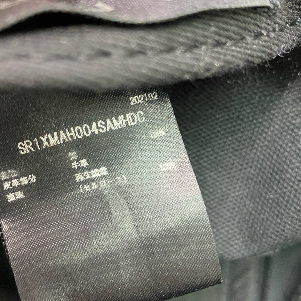 7d6 AMIRI アミリ M.A. Logo Embroidered Baseball Cap キャンバスハット ロゴキャップ SR1XMAH004SAMHDC FREE ブラック