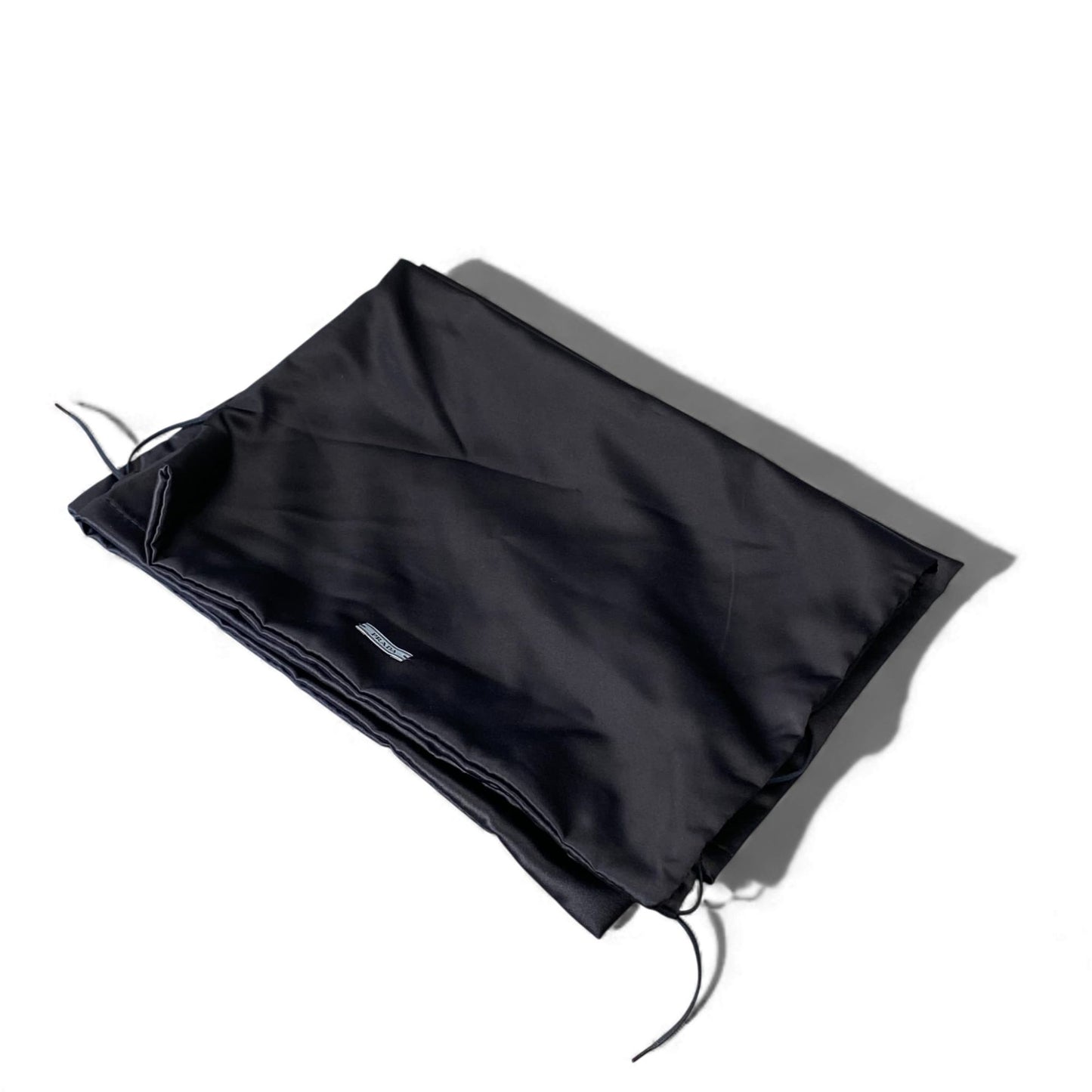 2L11 PRADA プラダ バックルストラップ付 型押しロゴ ロングブーツ サイズ38 ブラック レザー レディース 靴 ミドルブーツk02i