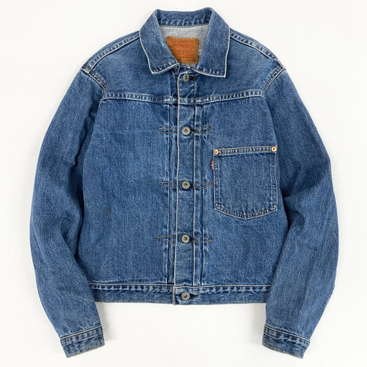 12b19 Levis リーバイス 94年製 1st デニムジャケット ジージャン ウィンテージ 日本製 71560 38 インディゴブルー 綿100
