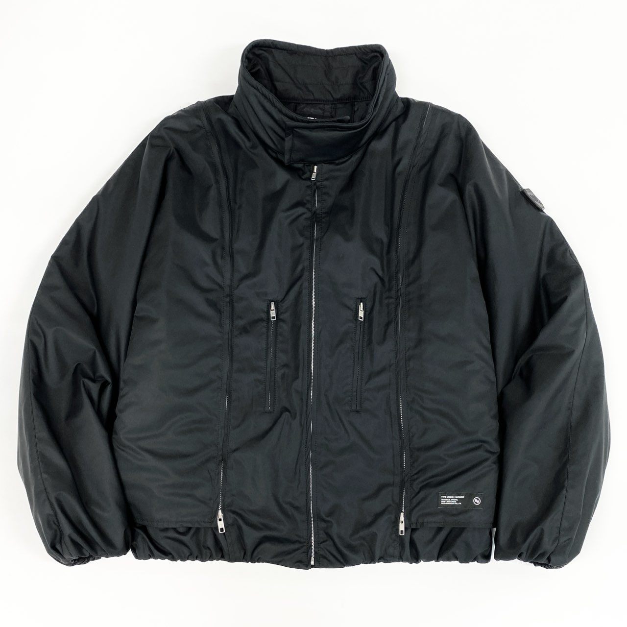 82f24 NEIGHBORHOOD NH x PHINGERIN ネイバーフッド フィンガリン NOREN JACKET ノレンジャケット ブルゾン アウター 242UTPGN-JKM01 Lサイズ ブラック メンズ