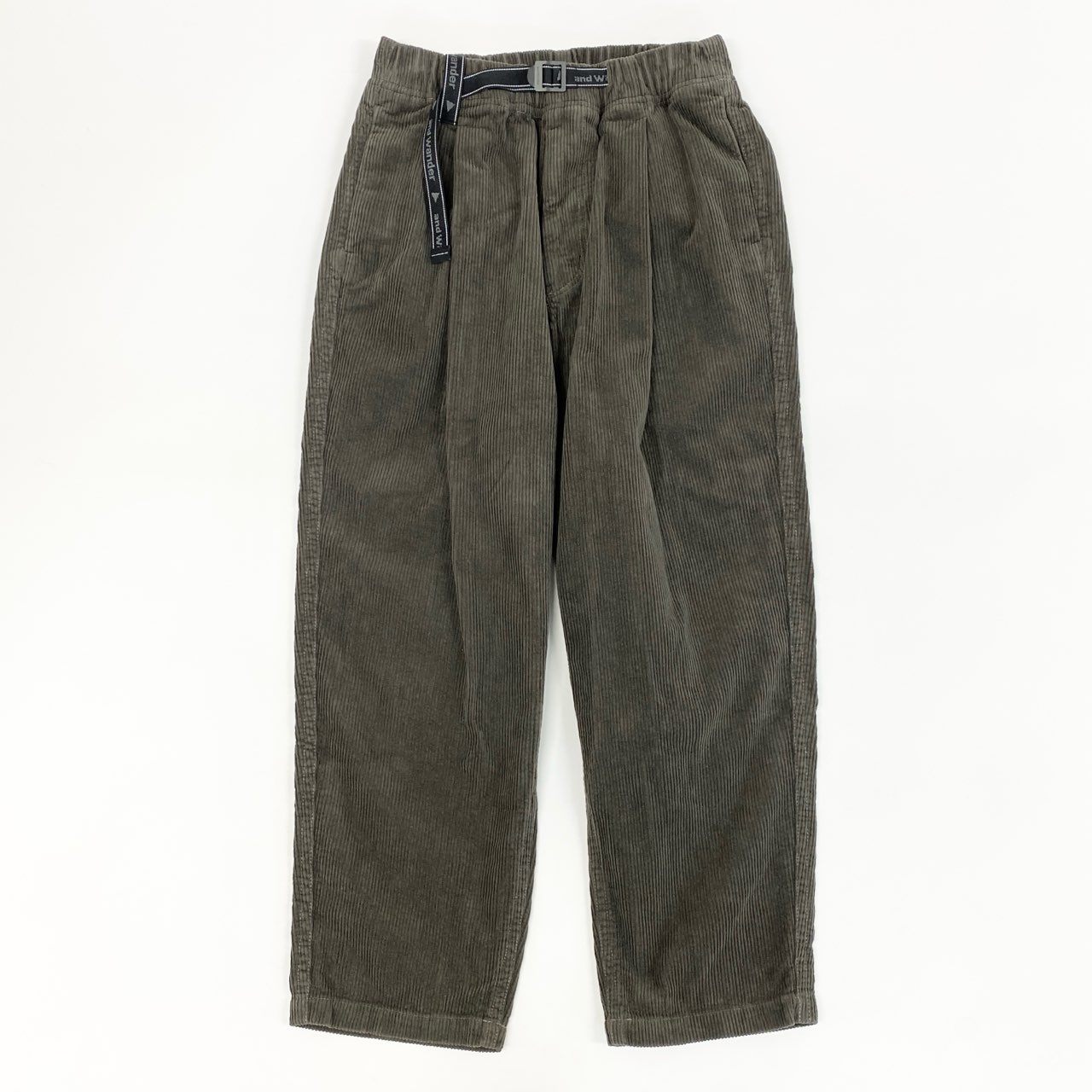 78d4 and wander アンドワンダー corduroy pants コーデュロイパンツ ボトムス 太畝 574-3282079 M ブラウン
