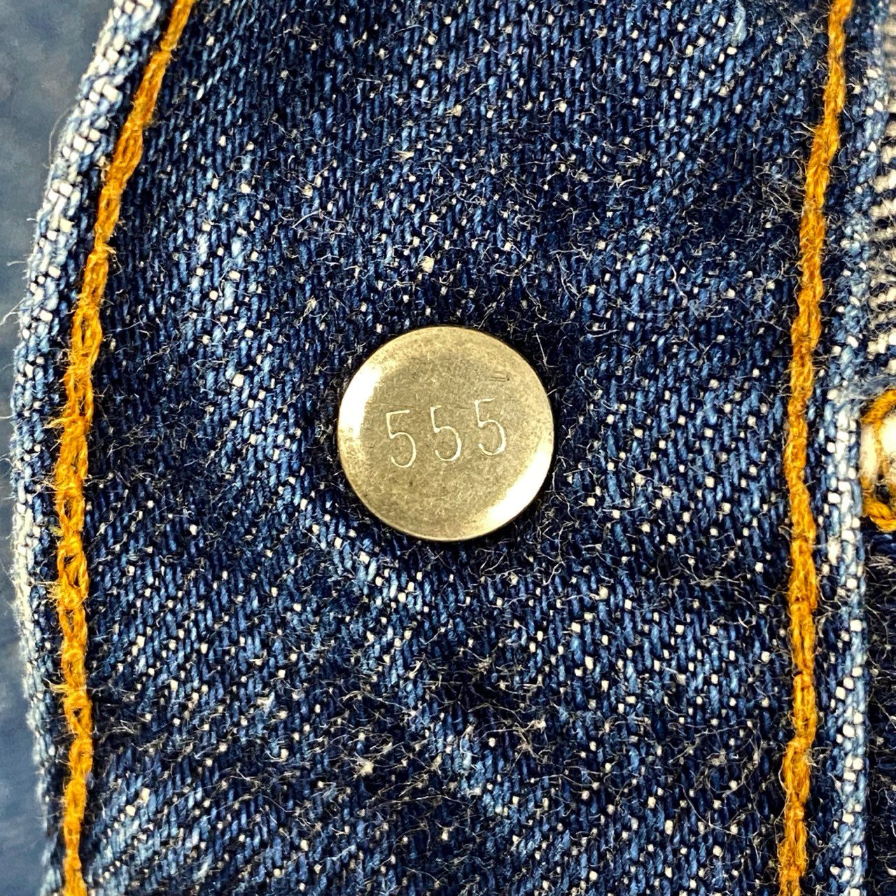 49f2 Levi's リーバイス BIG E ボタン裏 555 バレンシア工場製 92年 90s 501 ストレートデニムパンツ ボトムス ジーンズ USA製 セルビッチ W32 L36 インディゴ コットン