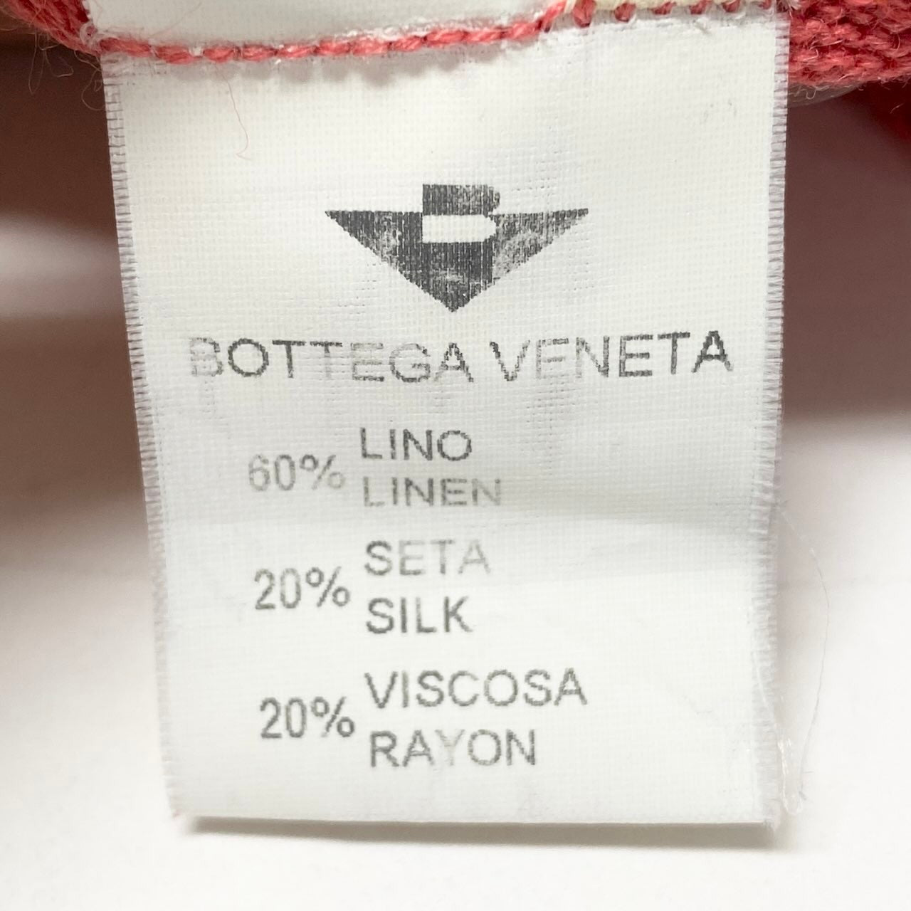 83c27 BOTTEGA VENETA ボッテガヴェネタ 変形ロングスリーブカーディガン バルーン袖 リネンシルク混 Lサイズ ピンク レディース 女性用o07t