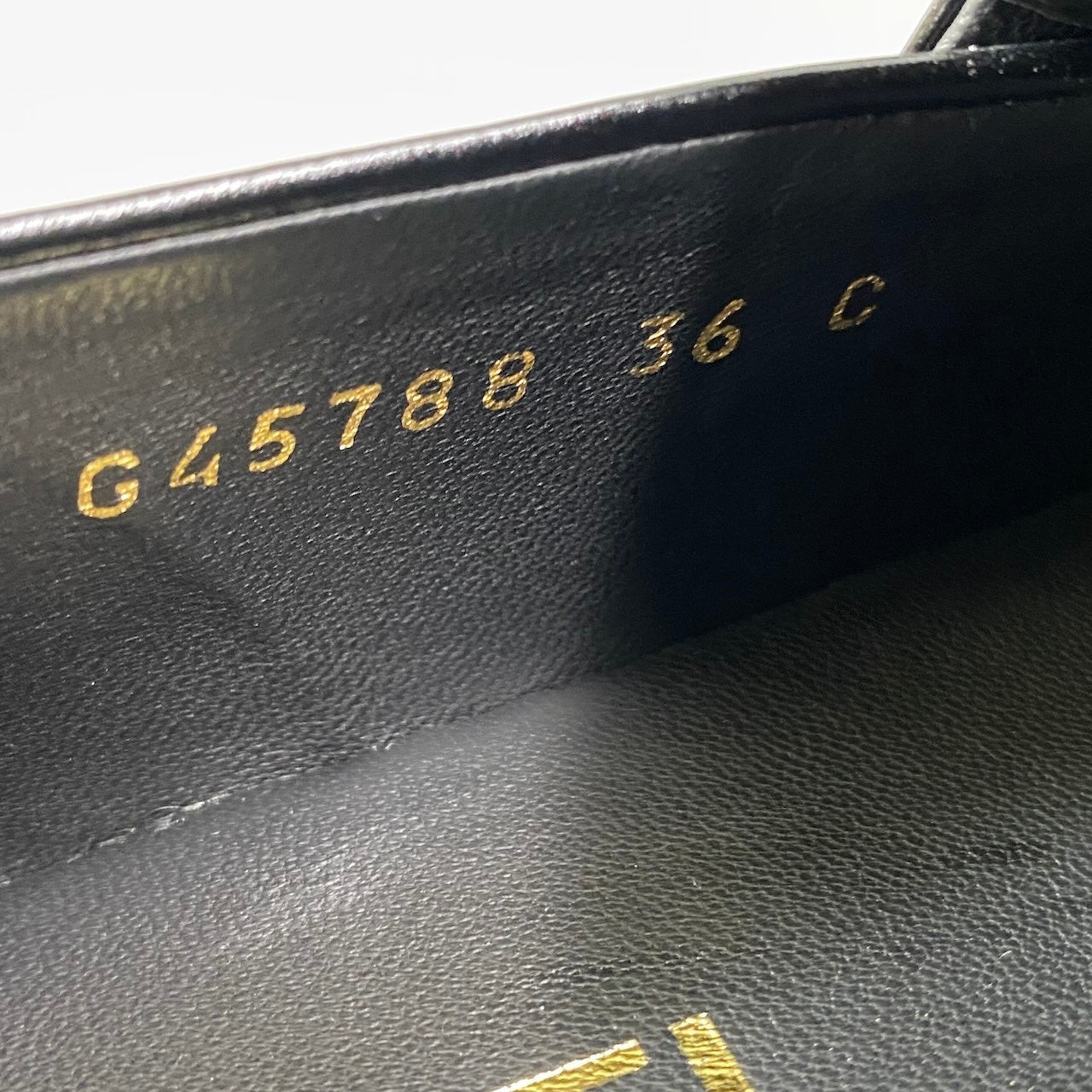 e18 CHANEL シャネル ローファー ブランドロゴ カーフスキンレザー 厚底ソール ボリューム レディース 女性用 G45788 36 ブラックu02tu02t