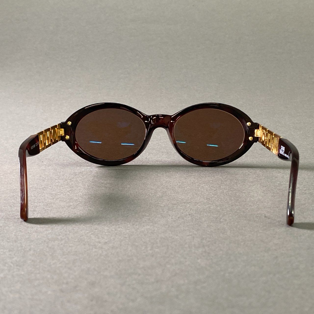a17 GIANNI VERSACE ジャンニ ヴェルサーチ メデューサ サングラス ブラウン ゴールド アイウェア 眼鏡 イタリア製 ヴィンテージ VINTAGE
