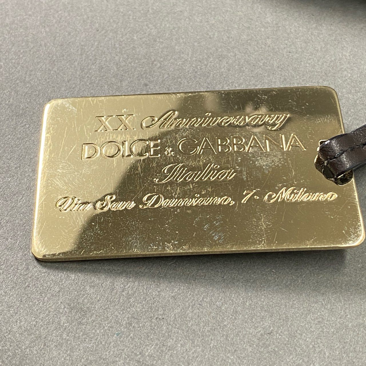 Ae19 DOLCE&GABBANA ドルチェアンドガッバーナ レース レザー ワンショルダーバッグ ハンドバッグ D&G ドルガバ ブラウン ブラック leather