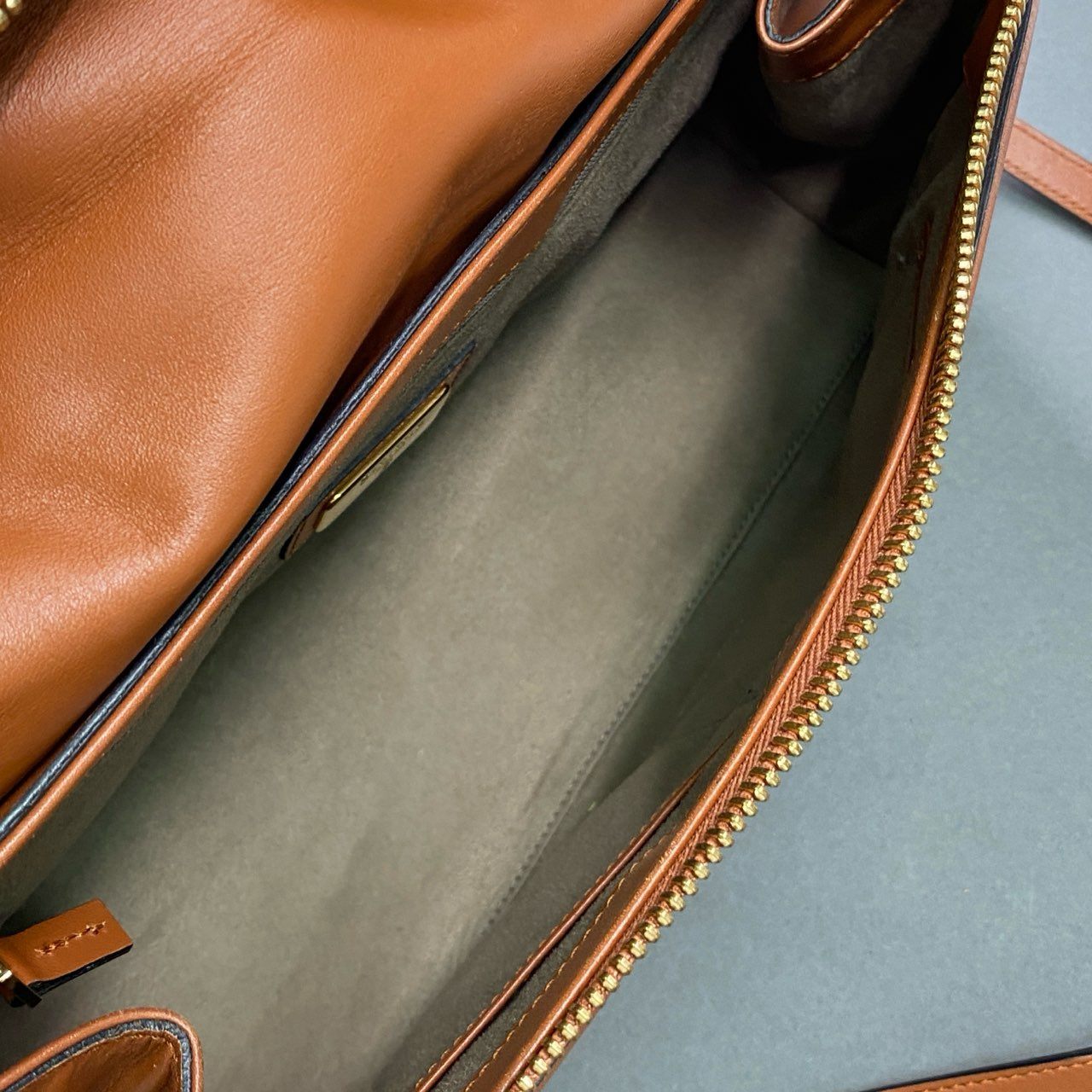 Ac6 SERAPIAN セラピアン 2WAY ハンドバッグ ショルダーバッグ ブラウン Leather カバン イタリア製