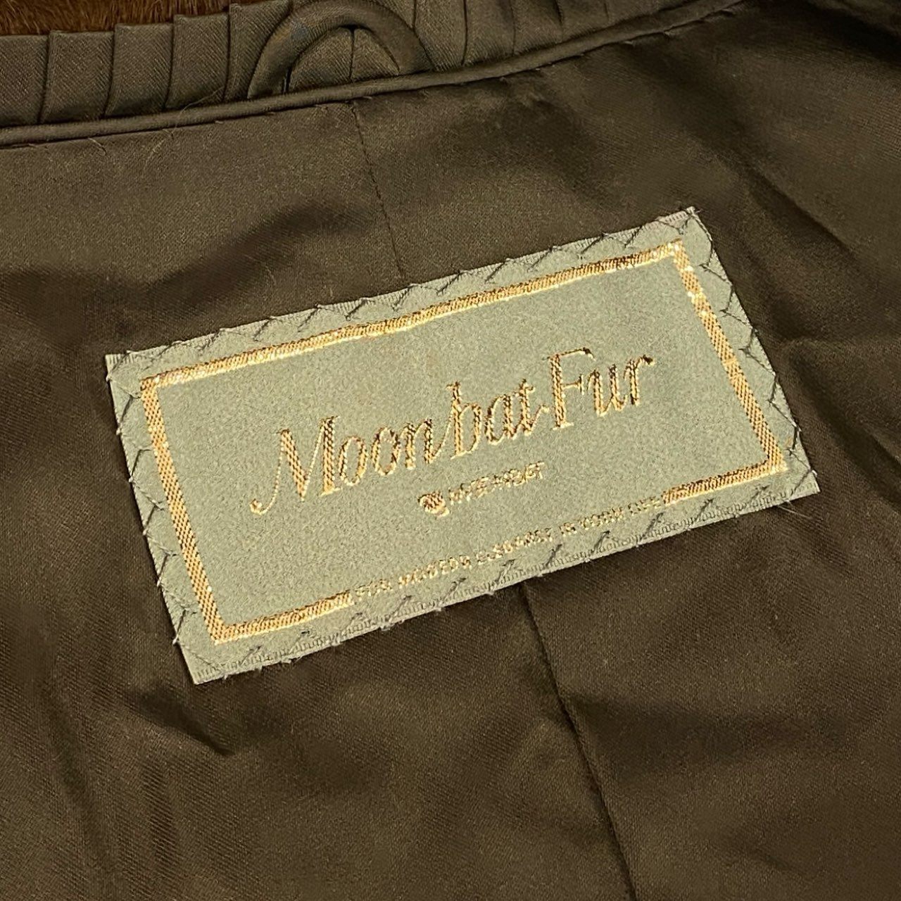 44L10 Moonbat Fur ムーンバットファー デミバフミンク ロングコート サイズF ブラウン 最高級本毛皮 MINK FUR 毛並み◎ 毛質◎t18r