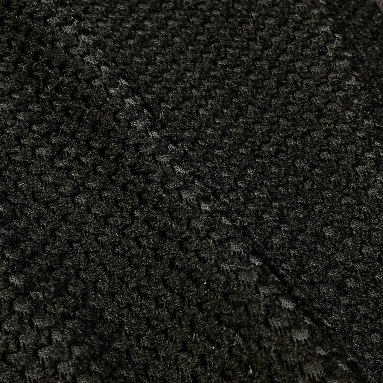 14f12 Y-3 ワイスリー アディダス ヨウジヤマモト WAFFLE WA SHIRT ワッフルワープニットジャケット ブルゾン オーバーサイズ メッシュ IW7496 Sサイズ ブラック 画像参照 メンズ