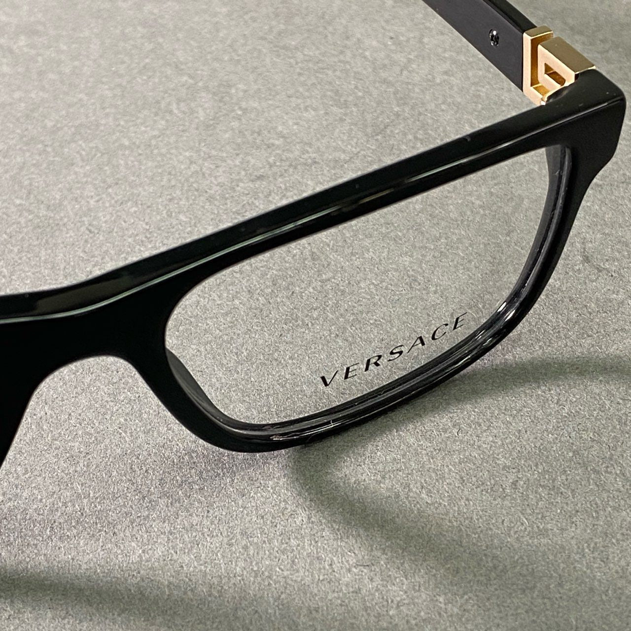 a17 VERSACE ヴェルサーチ アイウェア 眼鏡 MOD.3211 55□17 ブラック イタリア製 サングラス