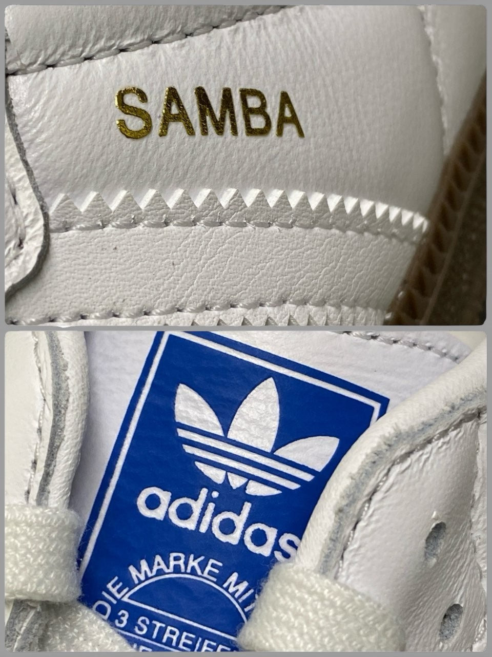1b23【未使用タグ付】 adidas アディダス SAMBA OG サンバ オリジナルス ローカットスニーカー レザーシューズ レディース 女性靴 IE3439 22cm ホワイトu02t