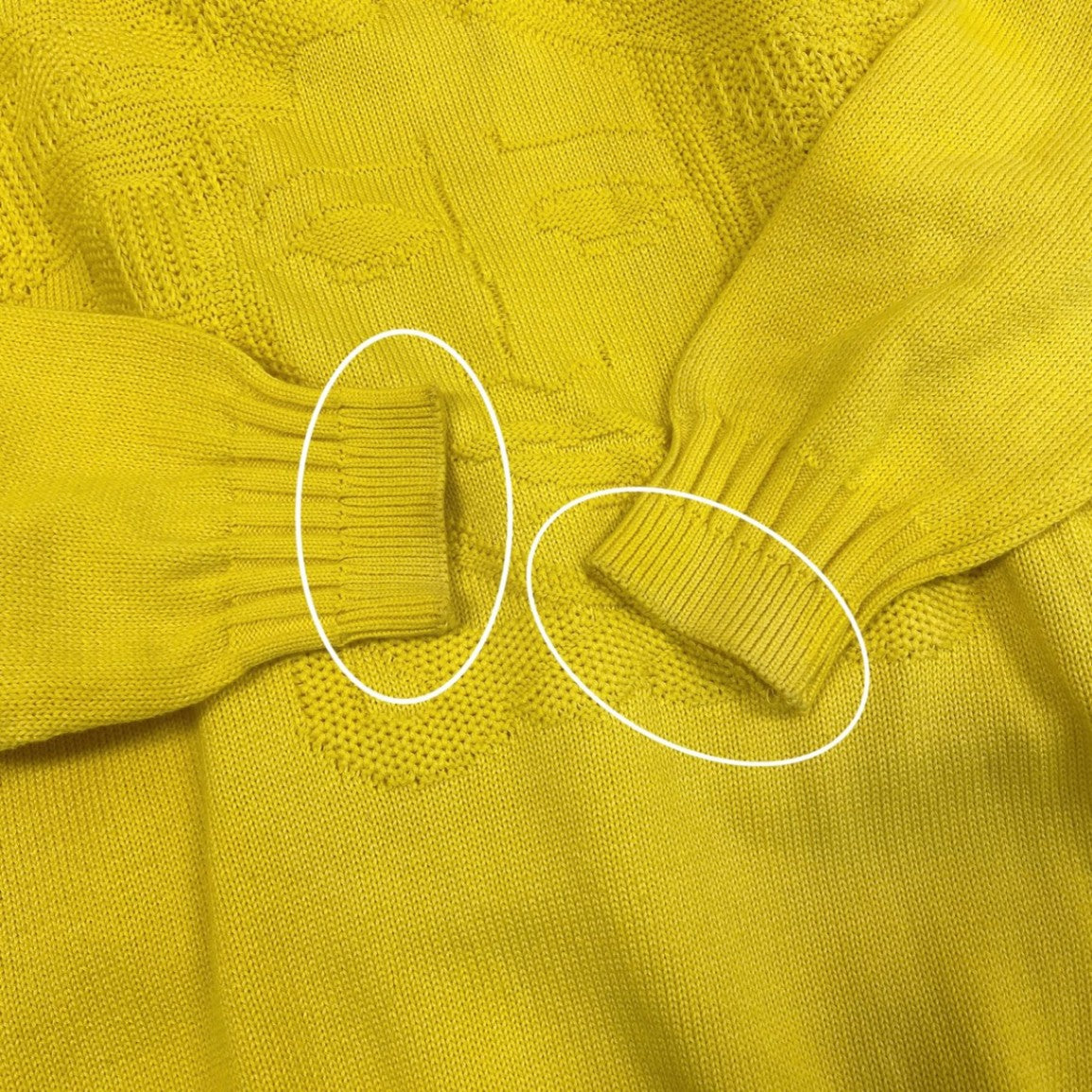 1L27 Vintage Versace ヴィンテージ ヴェルサーチ Medusa Jacquard Cotton Knit Sweater コットンニット セーター Size L メンズ 男性用k02i