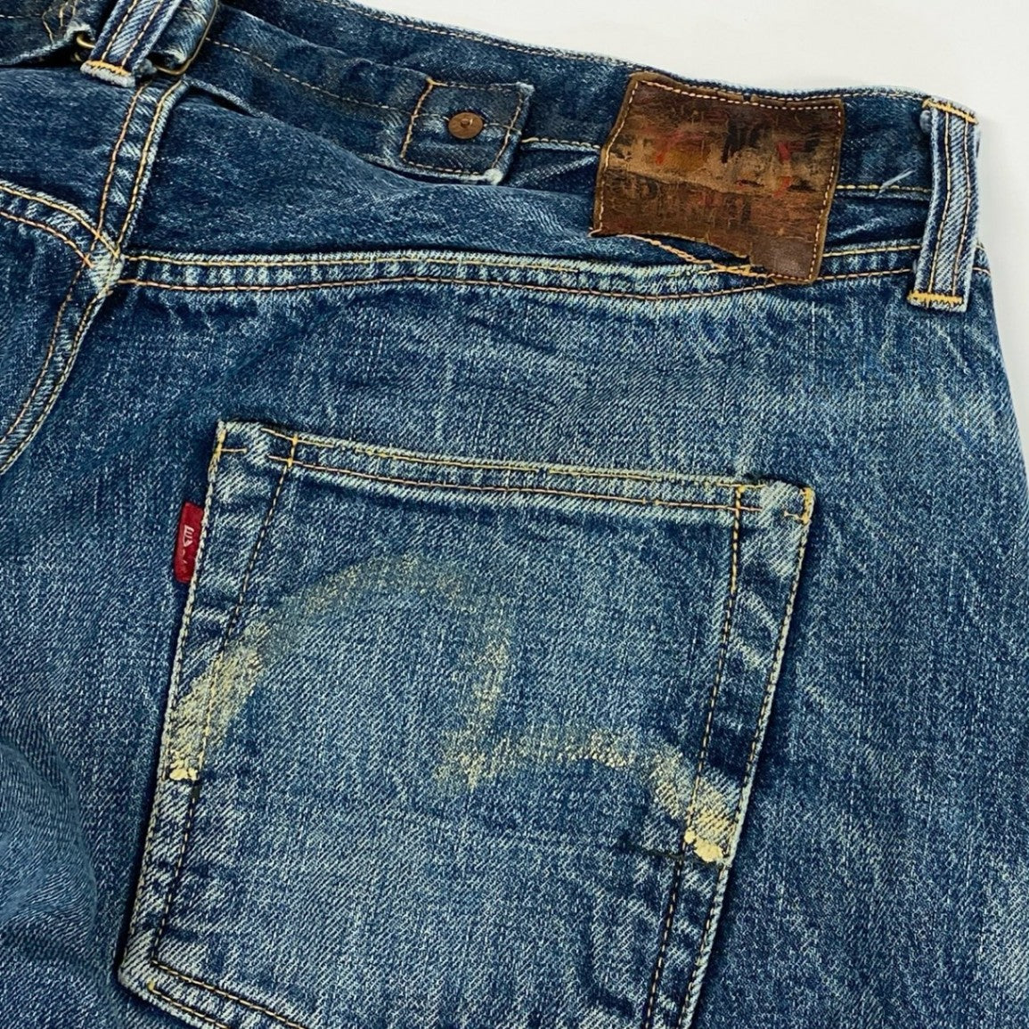 11f12 EVIS エヴィス 初期タグ ヴィンテージ デニムパンツ 約90cm インディゴ DENIM PANTS ジーンズ Vintage