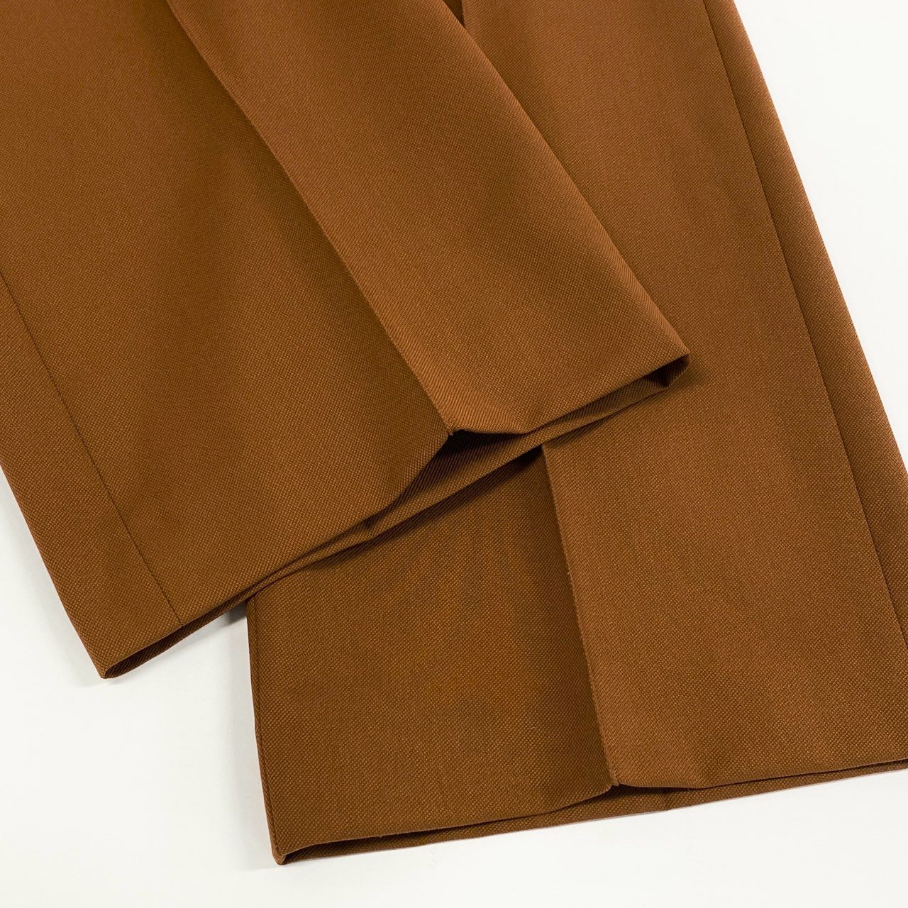 11f12 Acne Studios アクネストゥディオズ センタープレス スラックスパンツ ボトムス FN-WN-TROU000276 サイズ34 ブラウン レディース