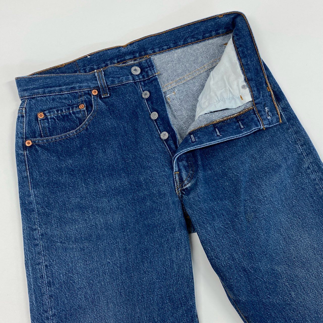 34d4 80's Levi's リーバイス ボタン裏555 バレンシア工場 VINTAGE ヴィンテージ 88年製 501xx デニムパンツ ジーンズ ストレート ボトムス w34 L33 インディゴ