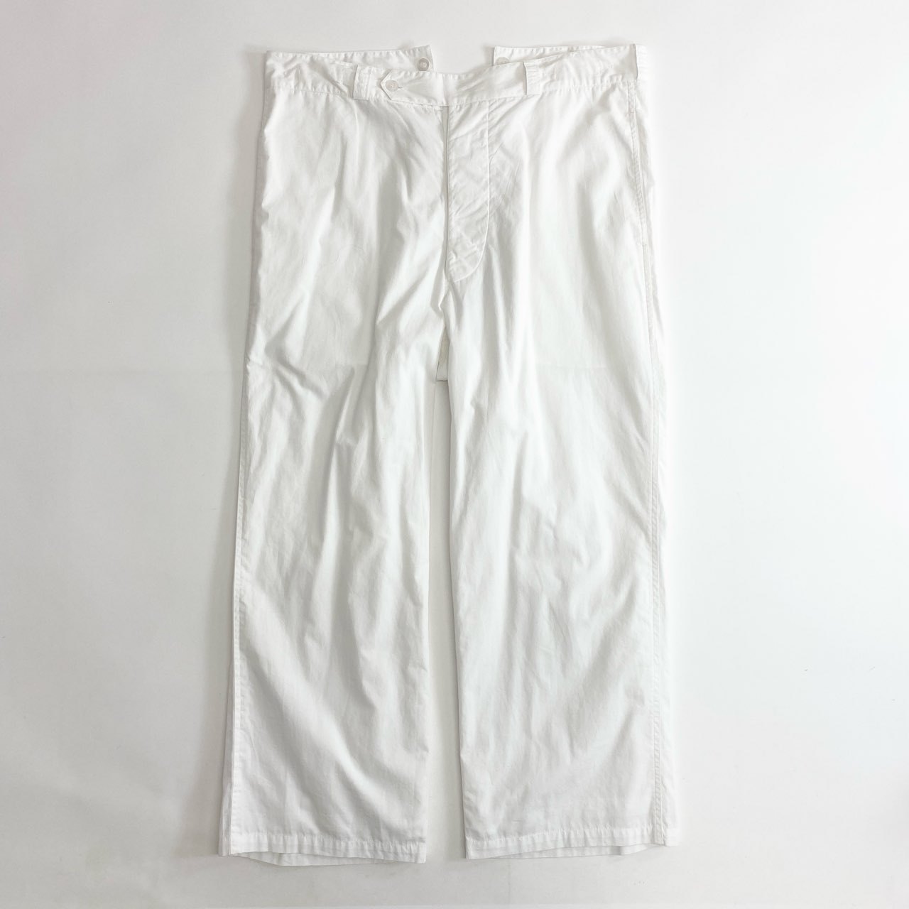 54c23 《未使用》 定価¥19,800 SEEALL シーオール MINER PANTS マイナーパンツ 46 ホワイト タグ付き SAU23 PT382