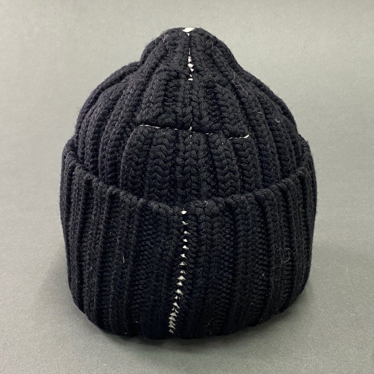 a20 MM6 エムエムシックス ニット帽 ビーニー キャップ ブラック 帽子 Maison Martin Margiela メゾン マルタン マルジェラ