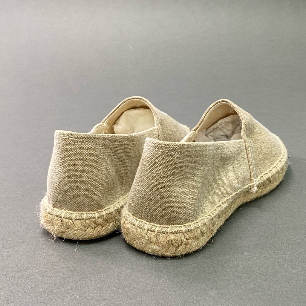 2d14 《美品》 ISABEL MARANT イザベルマラン エスパドリーユ キャンバス ロゴ刺繍 フラットシューズ スリッポン シューズ 38 ベージュ