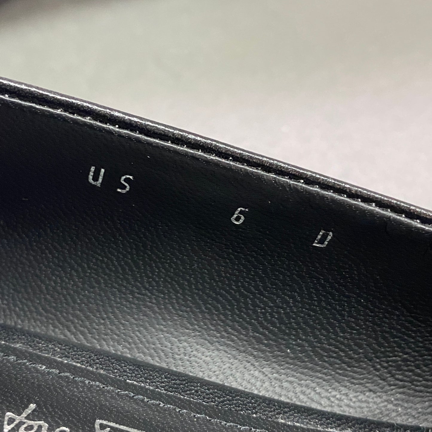 1a24 Salvatore Ferragamo サルヴァトーレフェラガモ VIVA リボンフラットパンプス シューズ 6 ブラック レザー