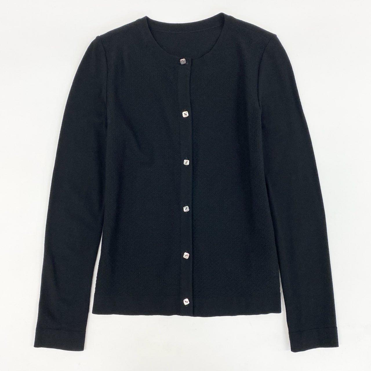 35d7 《新品タグ付き》 DAISY LIN for FOXEY デイジーリンフォクシー ニットカーディガン ボレロカーディガン トップス 32828 サイズ38 ブラック レディース 日本製