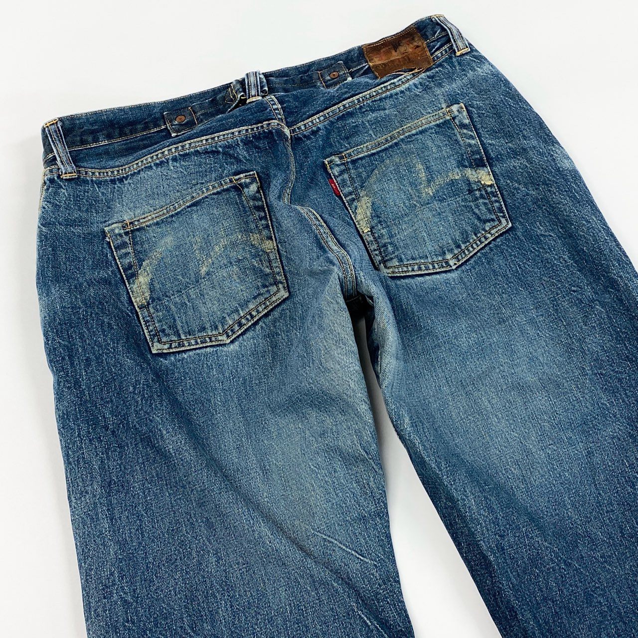 11f12 EVIS エヴィス 初期タグ ヴィンテージ デニムパンツ 約90cm インディゴ DENIM PANTS ジーンズ Vintage