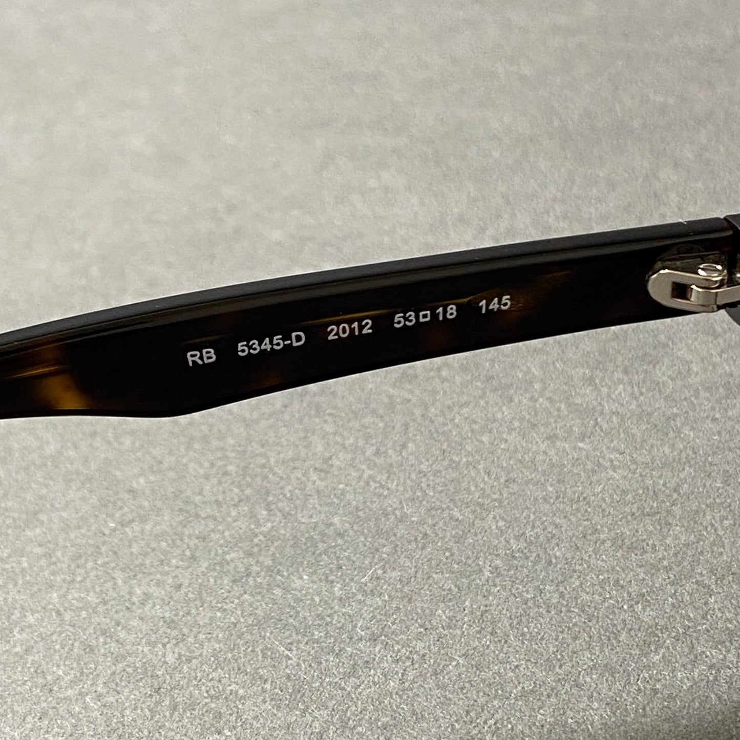 1f27 Ray Ban レイバン OPTICS オプティクス メガネフレーム 眼鏡 アイウェア RB5345 53□18 ダークハバナ サングラス ハードケース付