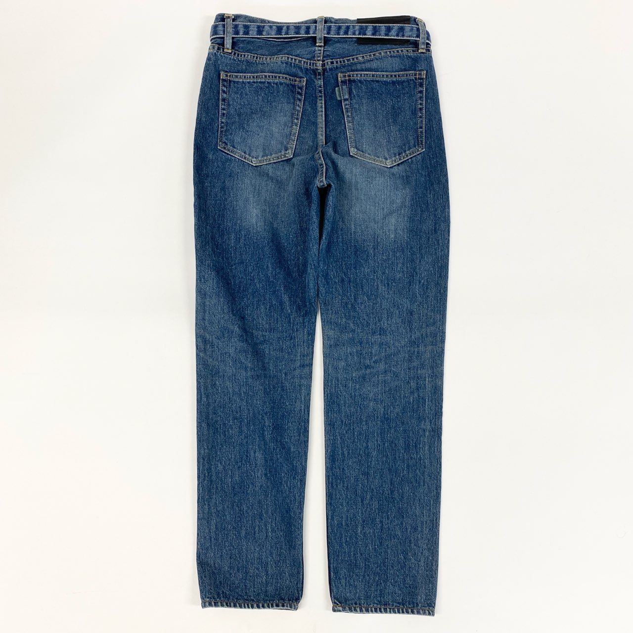 40h24 《新品保管品》sacai サカイ BELTED STRAIGHT DENIM PANTS ベルテッドデニムパンツ ストレートデニムパンツ 23SS 23-3020M 1サイズ インディゴ メンズ 男性用k02i