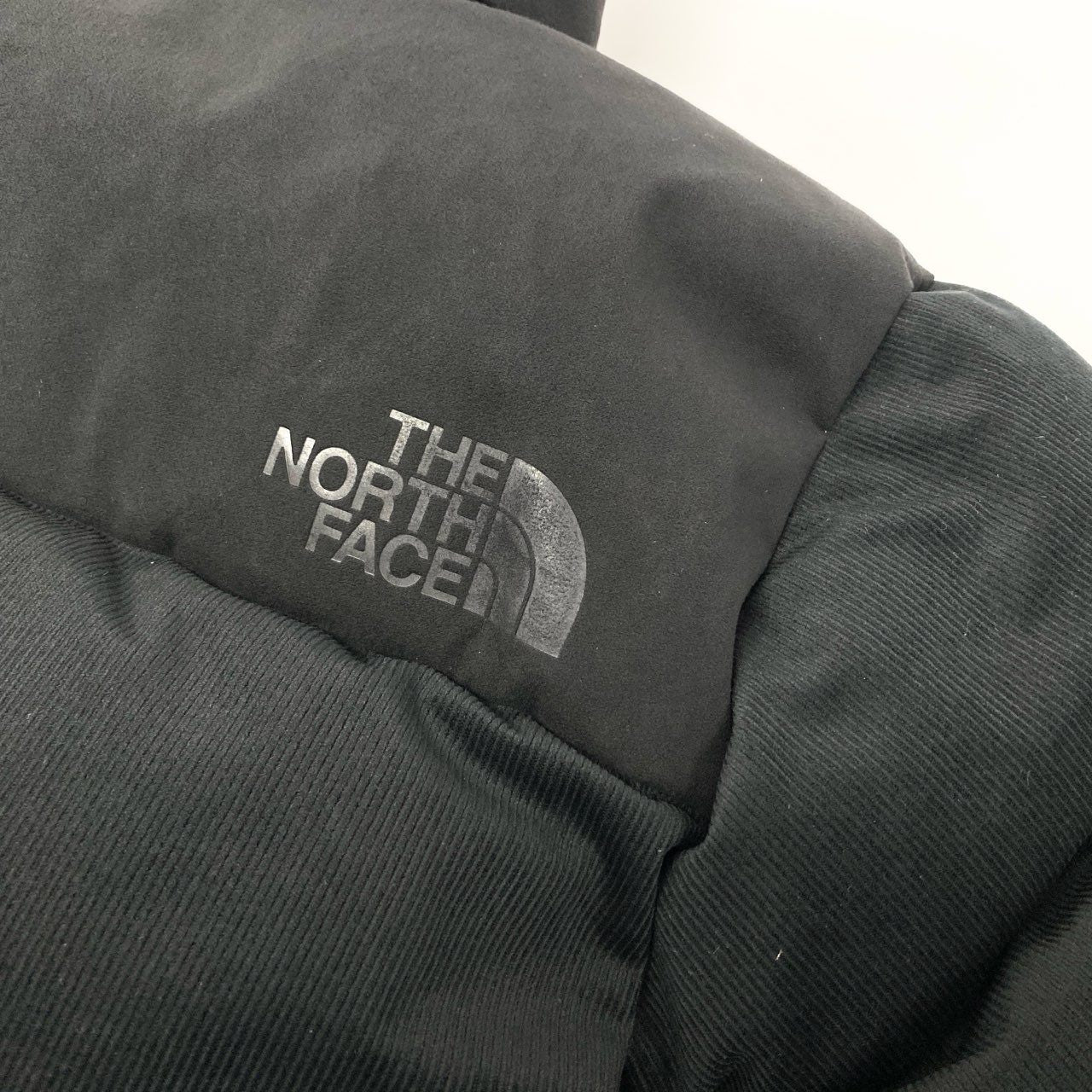 67j20 《未使用品》 THE NORTH FACE ノースフェイス Corduroy Nuptse Jacket コーデュロイ ヌプシ ダウンジャケット ND92231R XL ブラック タグ付き アウトドアt18r
