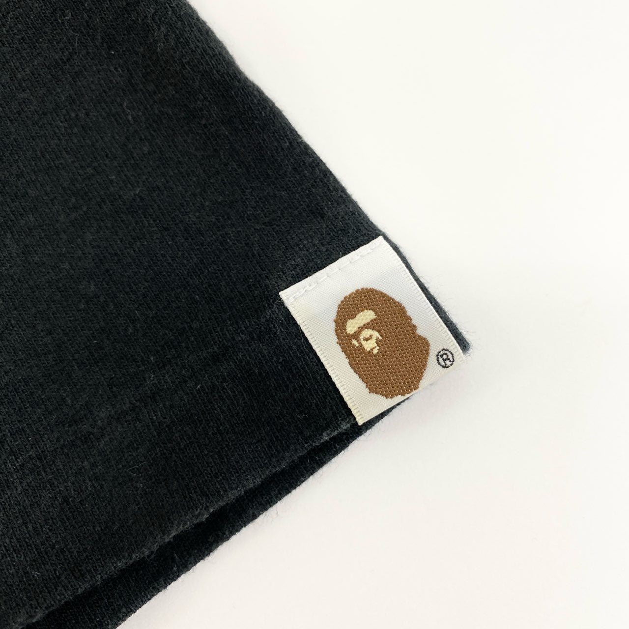 11i16 A BATHING APE ア ベイシング エイプ 半袖 プリント Tシャツ カットソー 日本製 XSサイズ ブラック コットン レディースk02i