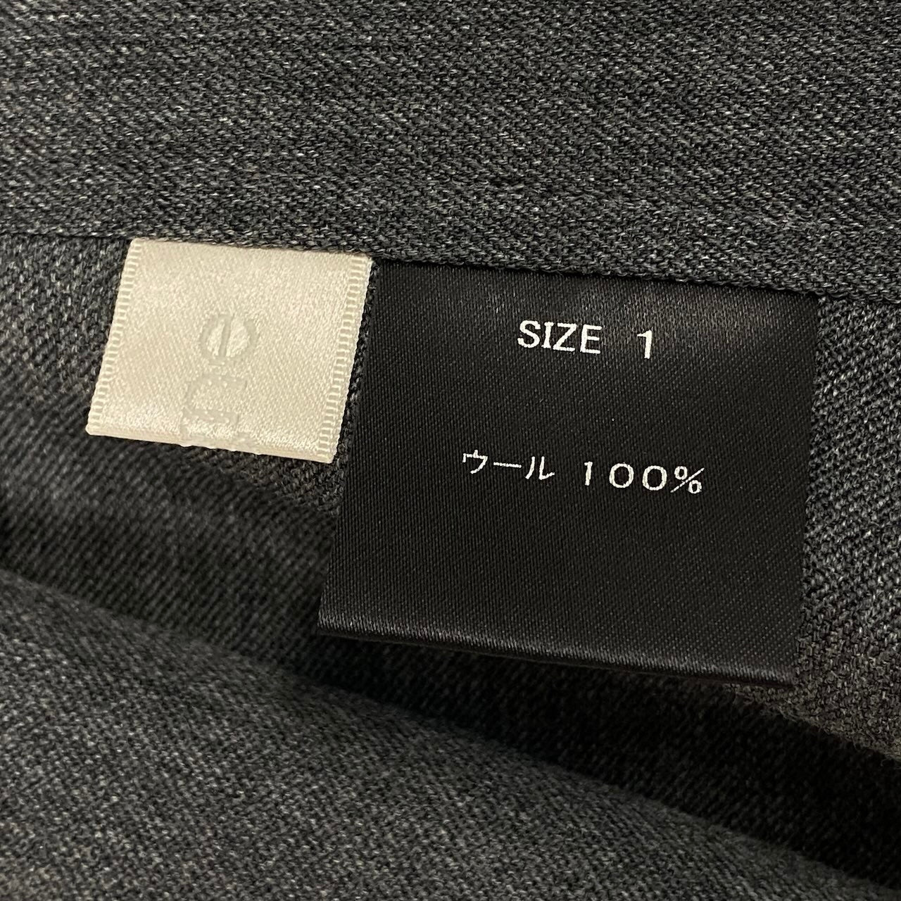 25e14 【美品】Cygne シーニュ ペプラムビスチェ ペプラムトップス 1サイズ グレー ウール100% レディース 女性用k02i