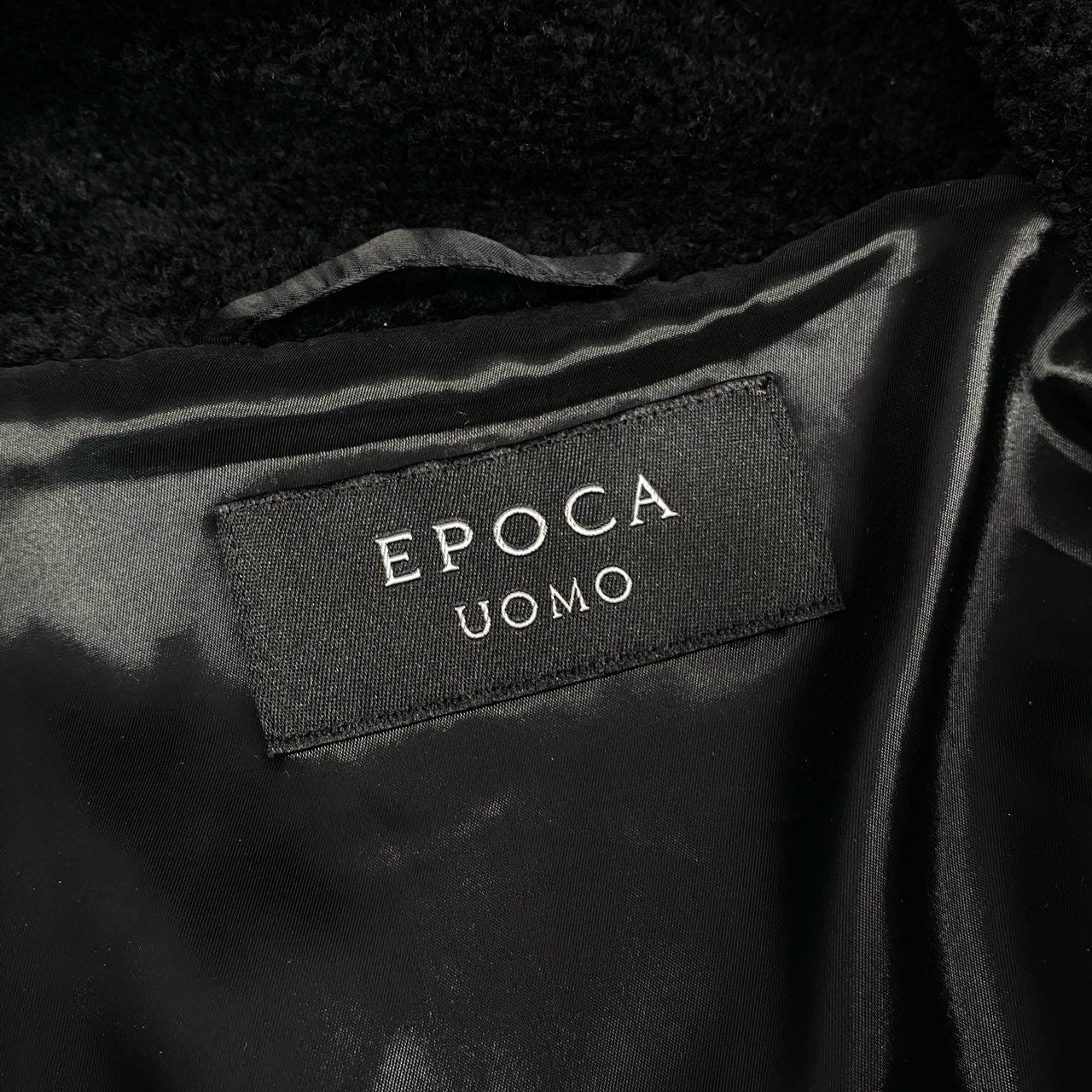 19g28 EPOCA UOMO エポカウォモ 定価\79,20024AW Safari Lounge別注 ボアコンビダウンブルゾン アウター ダブルジップ M1F54-476-09 48 ブラック メンズ