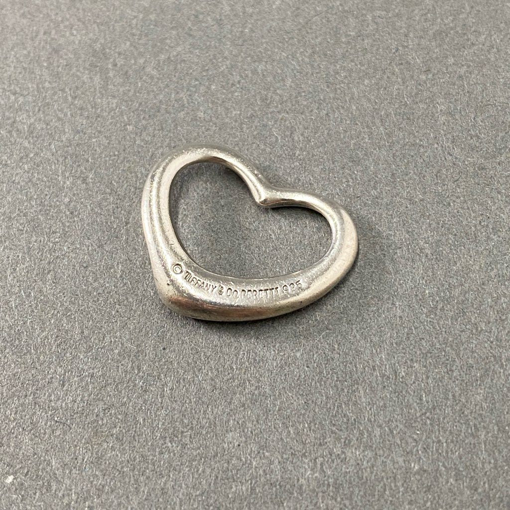 6d12 TIFFANY&Co. ティファニー ハートモチーフ チャーム ネックレストップ シルバー 925 アクセサリー ジュエリー SILVER