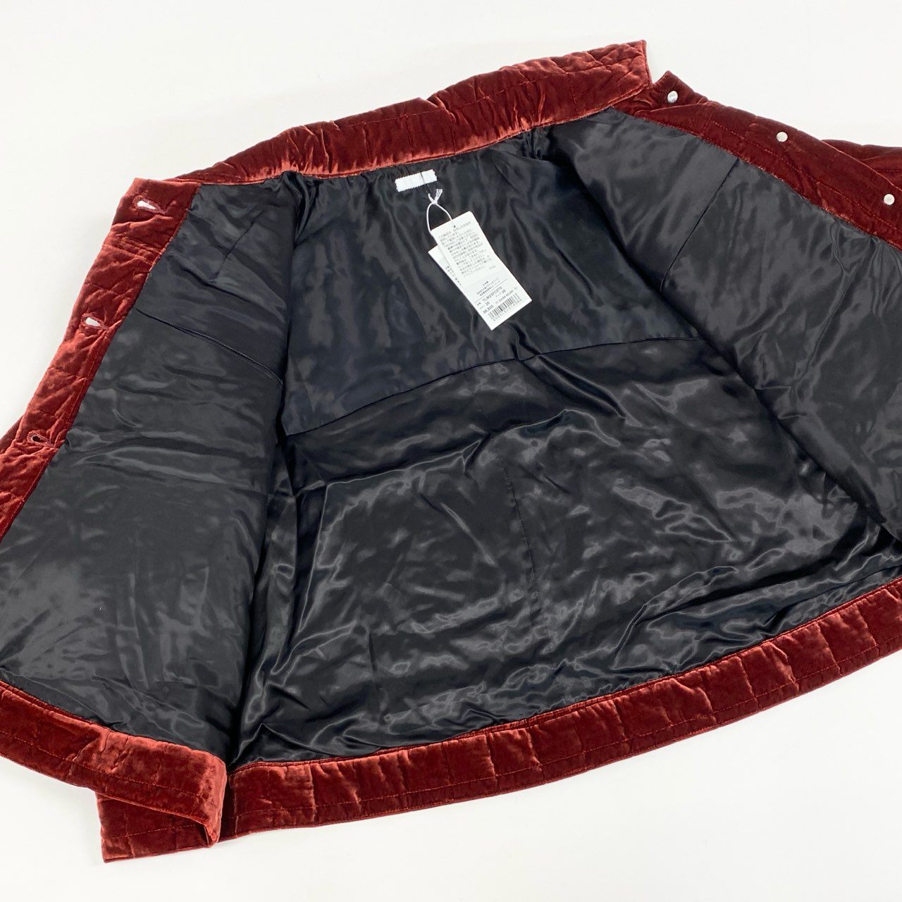 4l10《極美品》 定価96,800円 TELMA テルマ COCOON BLOUSON ブルゾン ジャケット TLM23FC070 サイズ36 オレンジ キュプラ100% レディース 日本製
