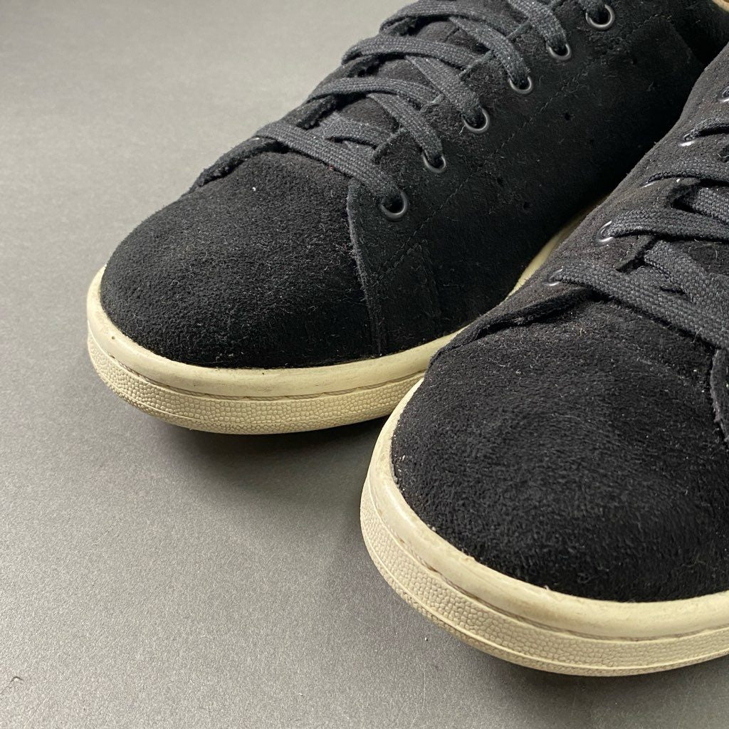 3f6 adidas アディダス ドイツ製 STANSMITH スタンスミス MADE IN GERMANY スニーカー M17166 26.5cm ブラック 鹿革