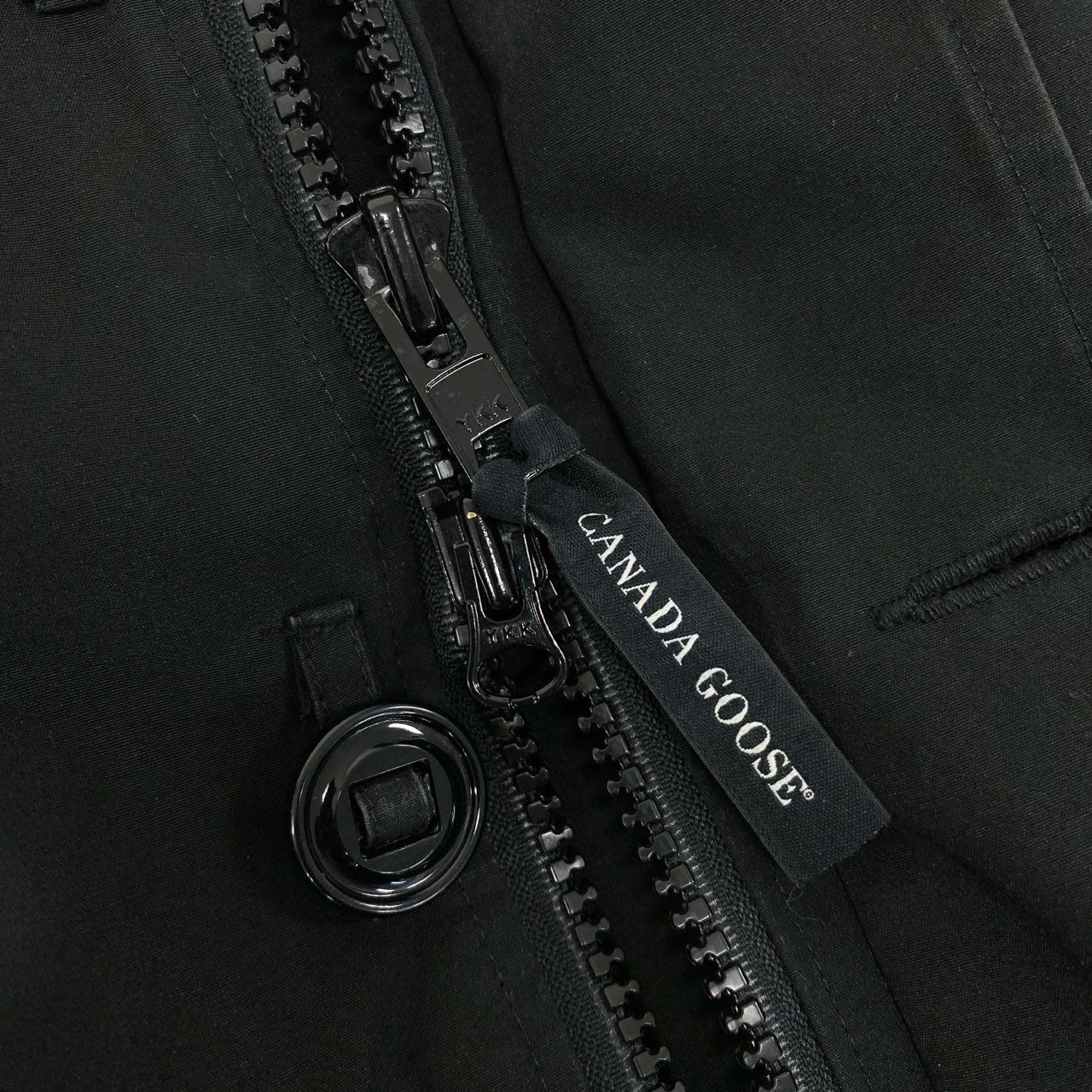 63j9 CANADA GOOSE カナダグース JASPER ジャスパー ダウンジャケット 3438JM XS ブラック コヨーテファー カナダ製 紳士服t18r