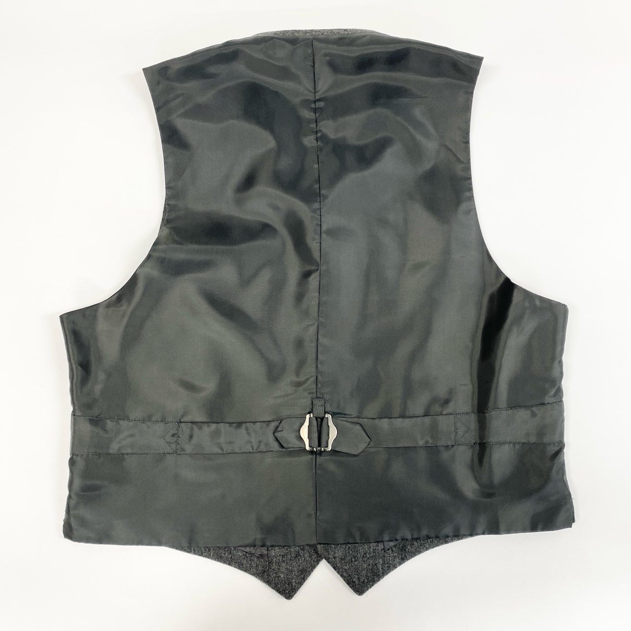 79j9 MEN’S TENORAS メンズティノラス スリーピース スーツセットアップ ダブルプレスト テーラードジャケット ジレ スラックス XL グレー メンズo07t