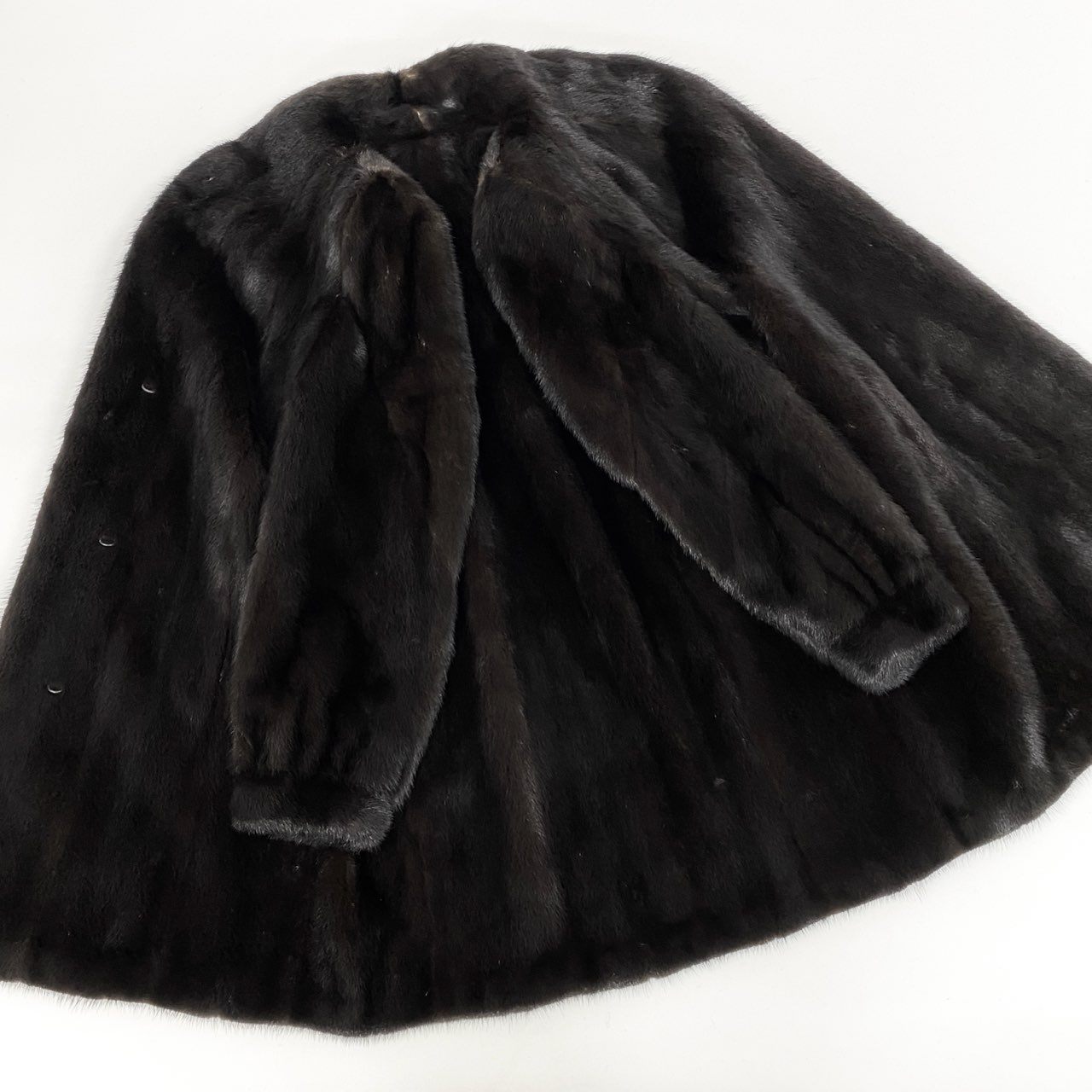 4i12 LANVIN ランバン BLACKGLAMA ブラックグラマ マホガニーミンク ミンクコート 毛皮コート ダークブラウン ミンクファー ロングコート レディースu02t