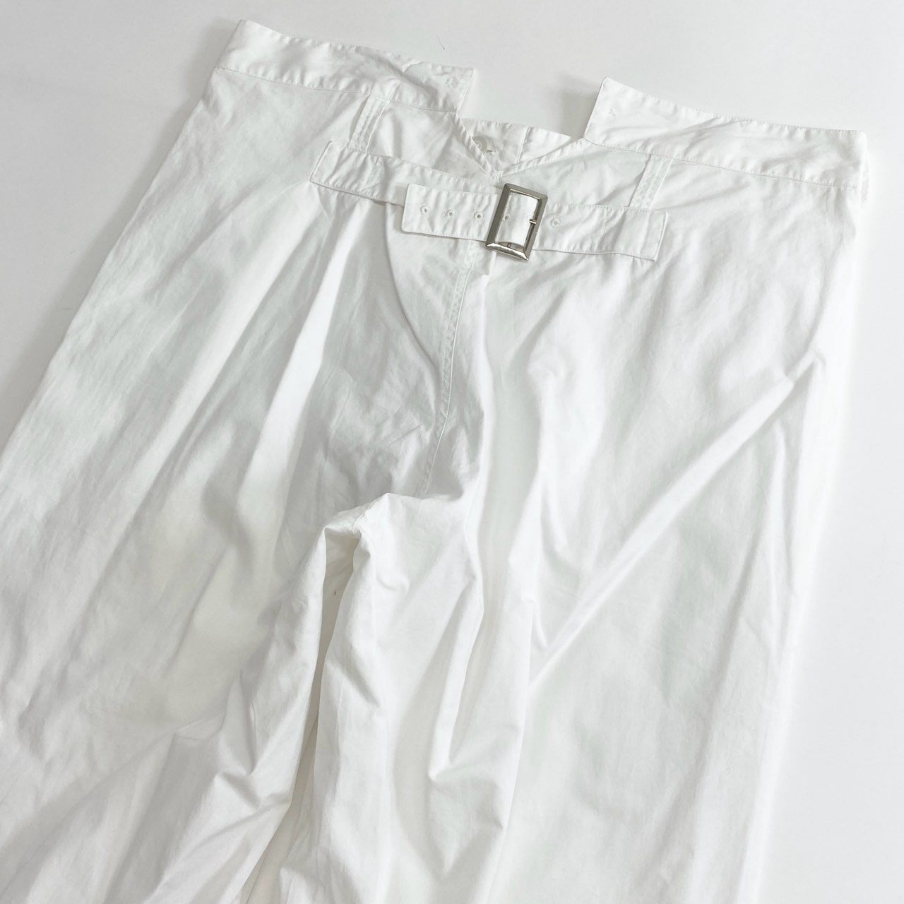 47c23 《未使用》 定価¥19,800 SEEALL シーオール MINER PANTS マイナーパンツ 44 ホワイト タグ付き SAU23 PT382