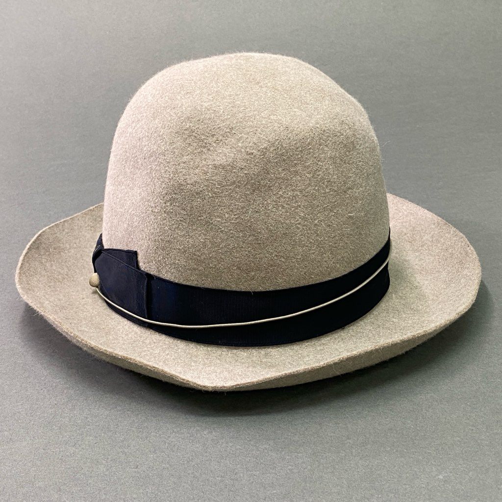 d8-1 Borsalino ボルサリーノ ラヴィットハット フェルト イタリア製 Qualita Superiore クオリタスペリオーレ 114561 59 グレー pelo 100%